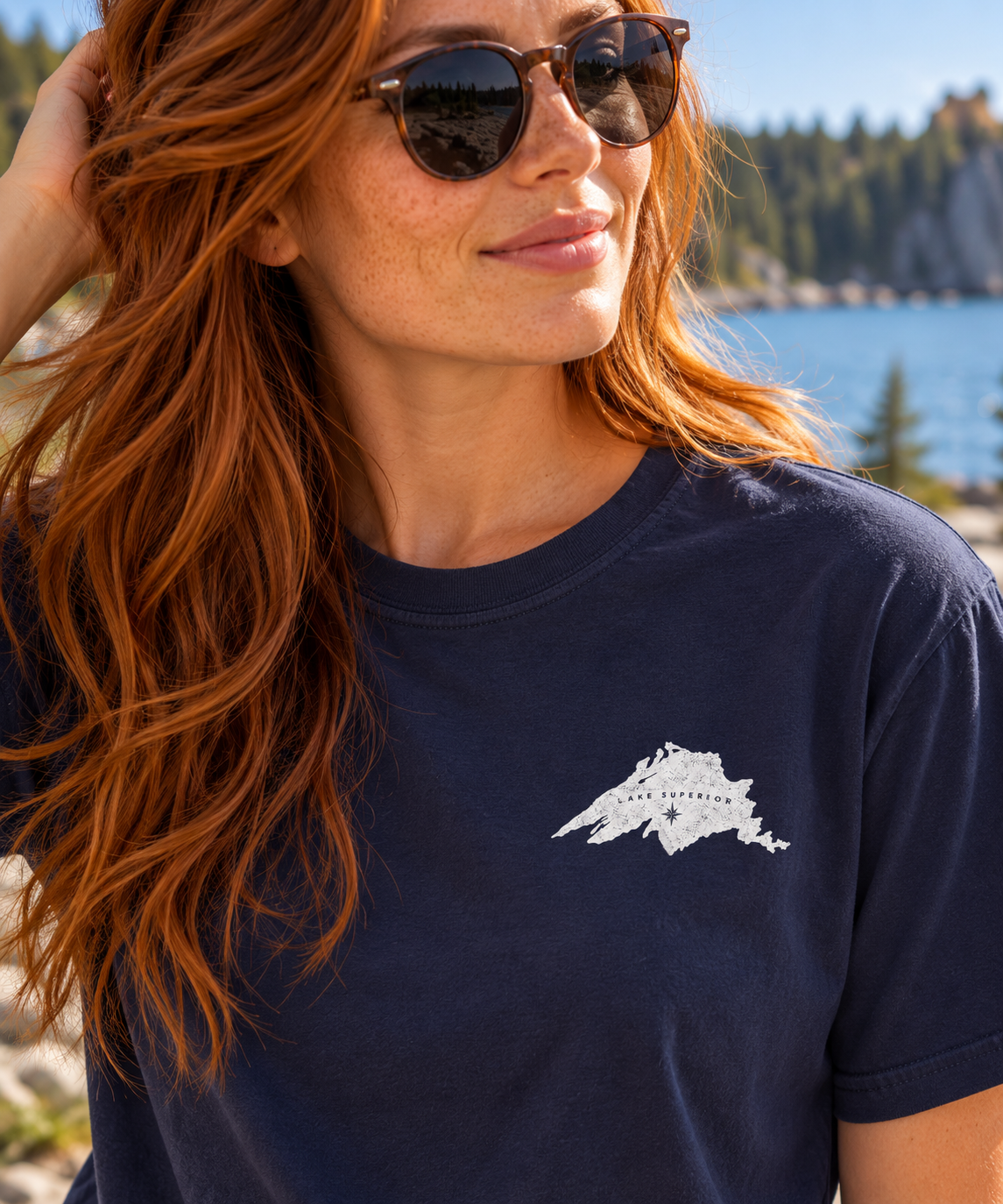 Up North Lake Superior T-Shirt | Forgive My Northern Attitude Graphic Tee