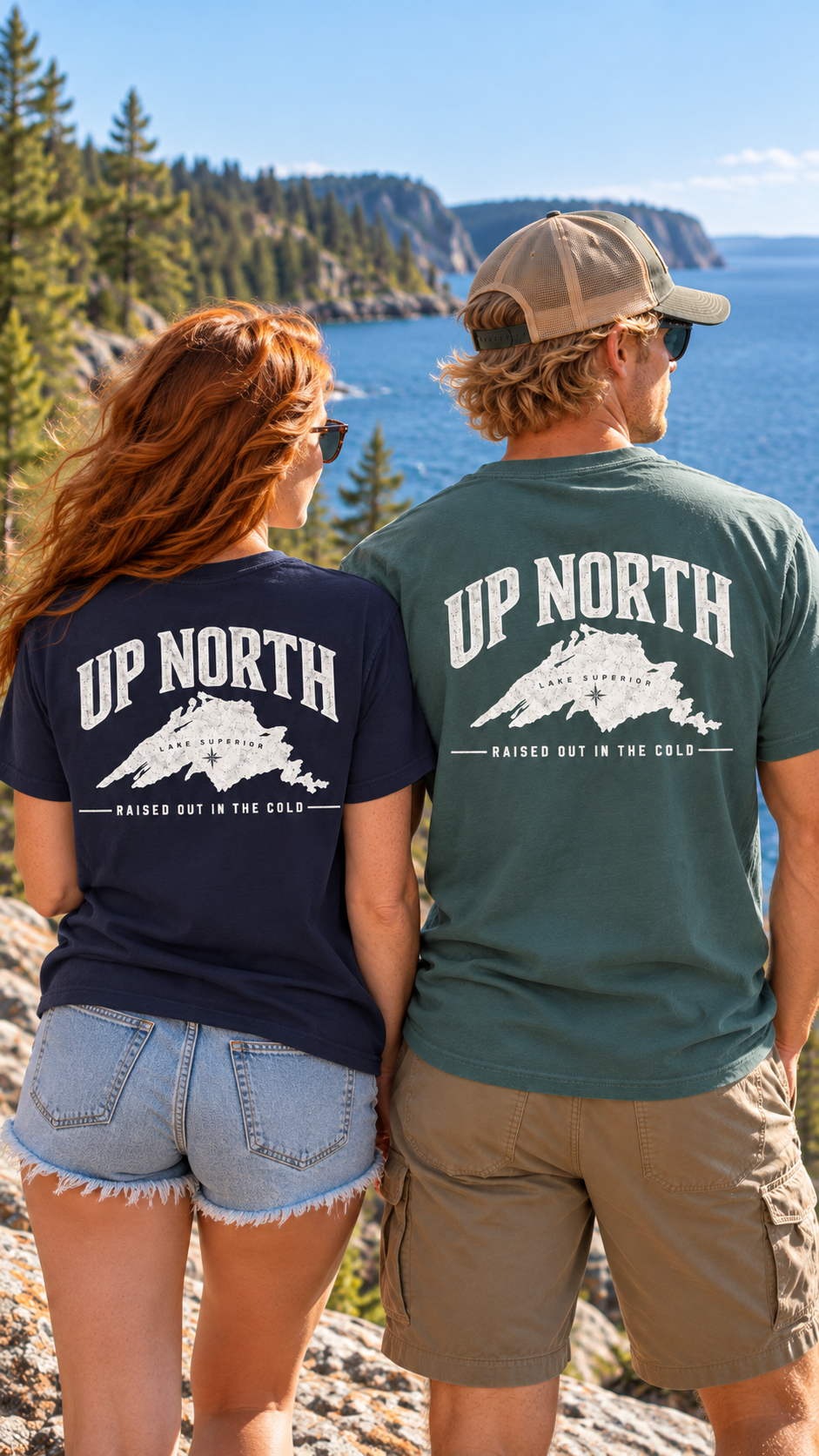 Up North Lake Superior T-Shirt | Raised Out in the Cold Graphic Tee