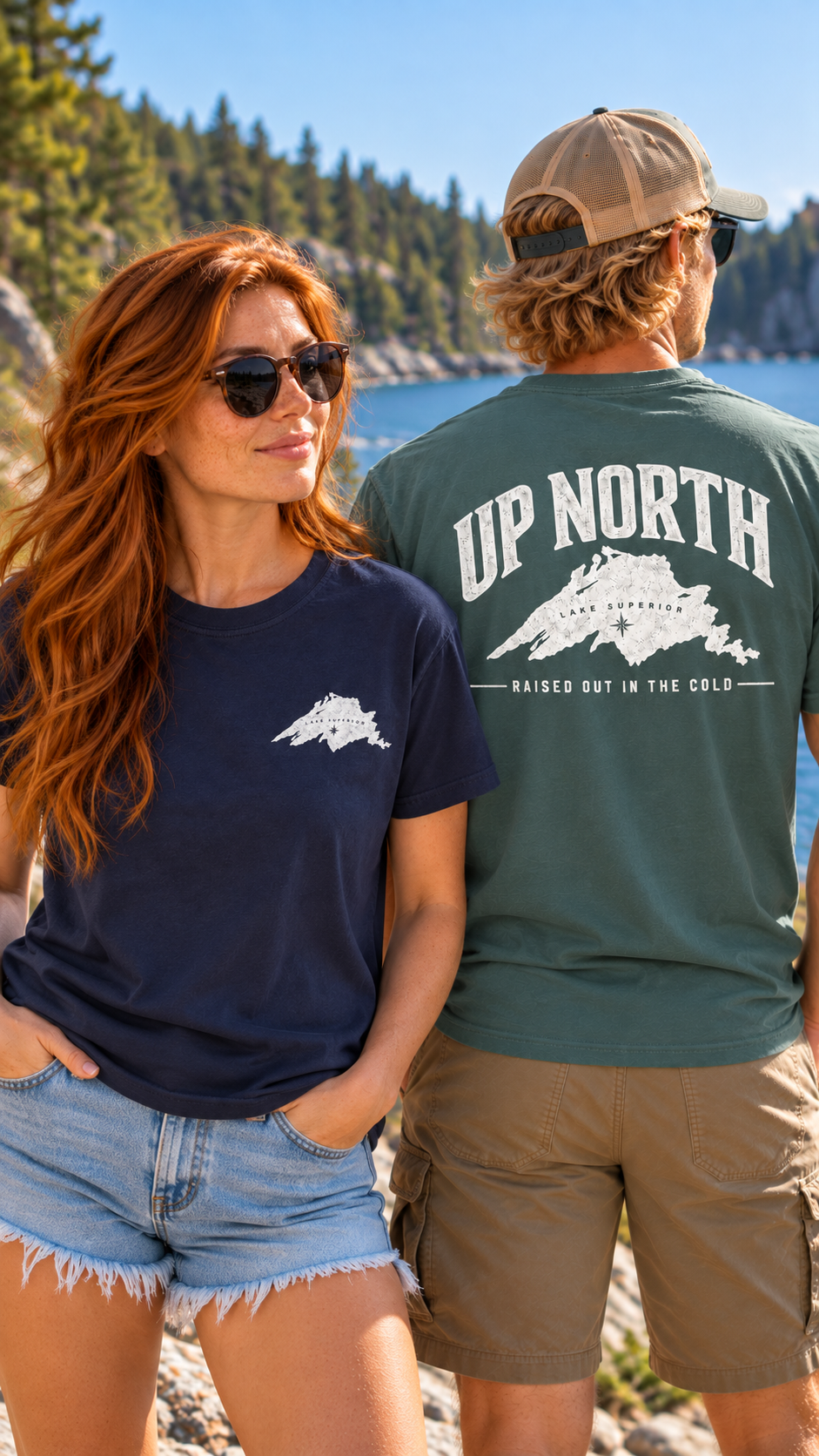 Up North Lake Superior T-Shirt | Raised Out in the Cold Graphic Tee