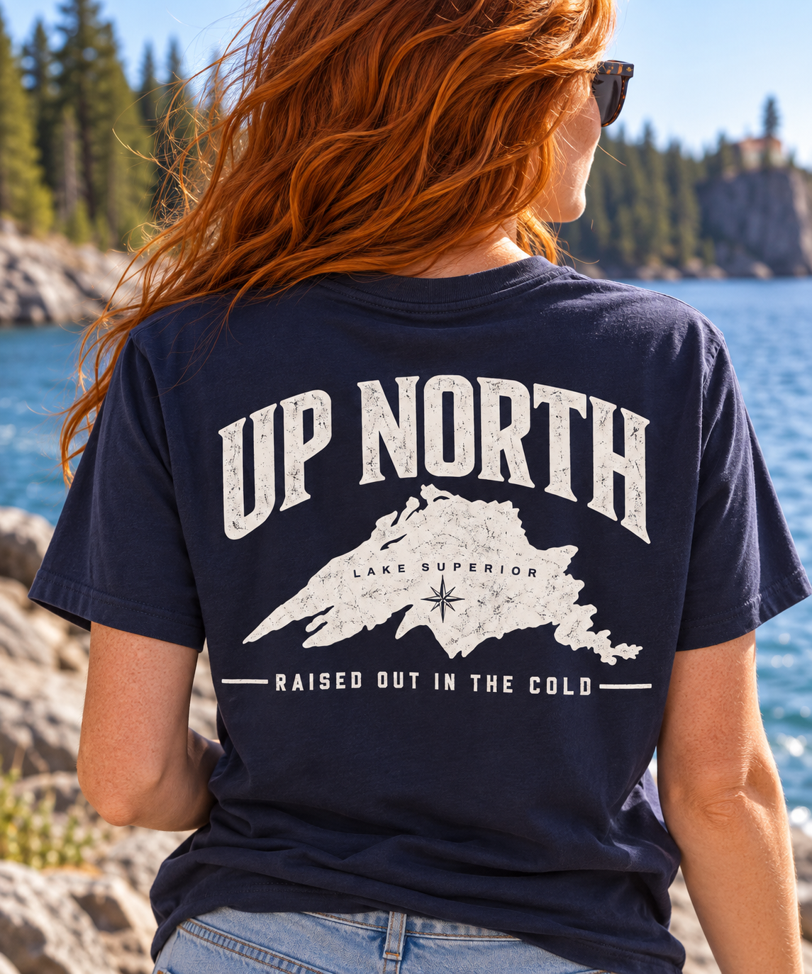 Up North Lake Superior T-Shirt | Raised Out in the Cold Graphic Tee