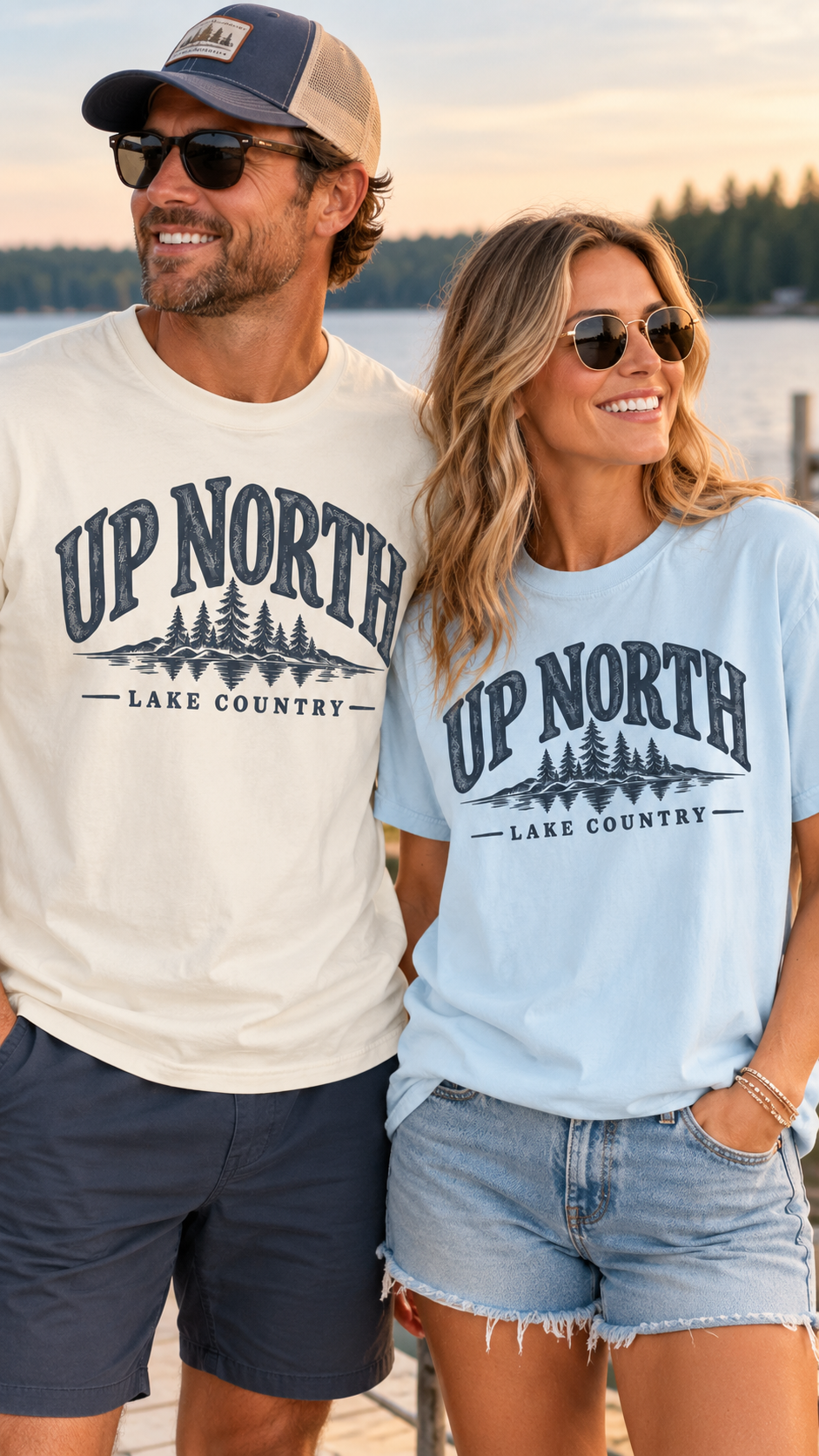 Up North Lake Country Vintage Tee