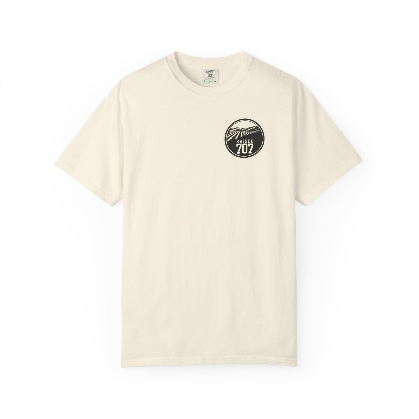 Raised in Sonoma County T-Shirt | Napa Wine Country Tee | 707 Vineyard Graphic Shirt | California Wine Lover Gift | Heldsburg Tee