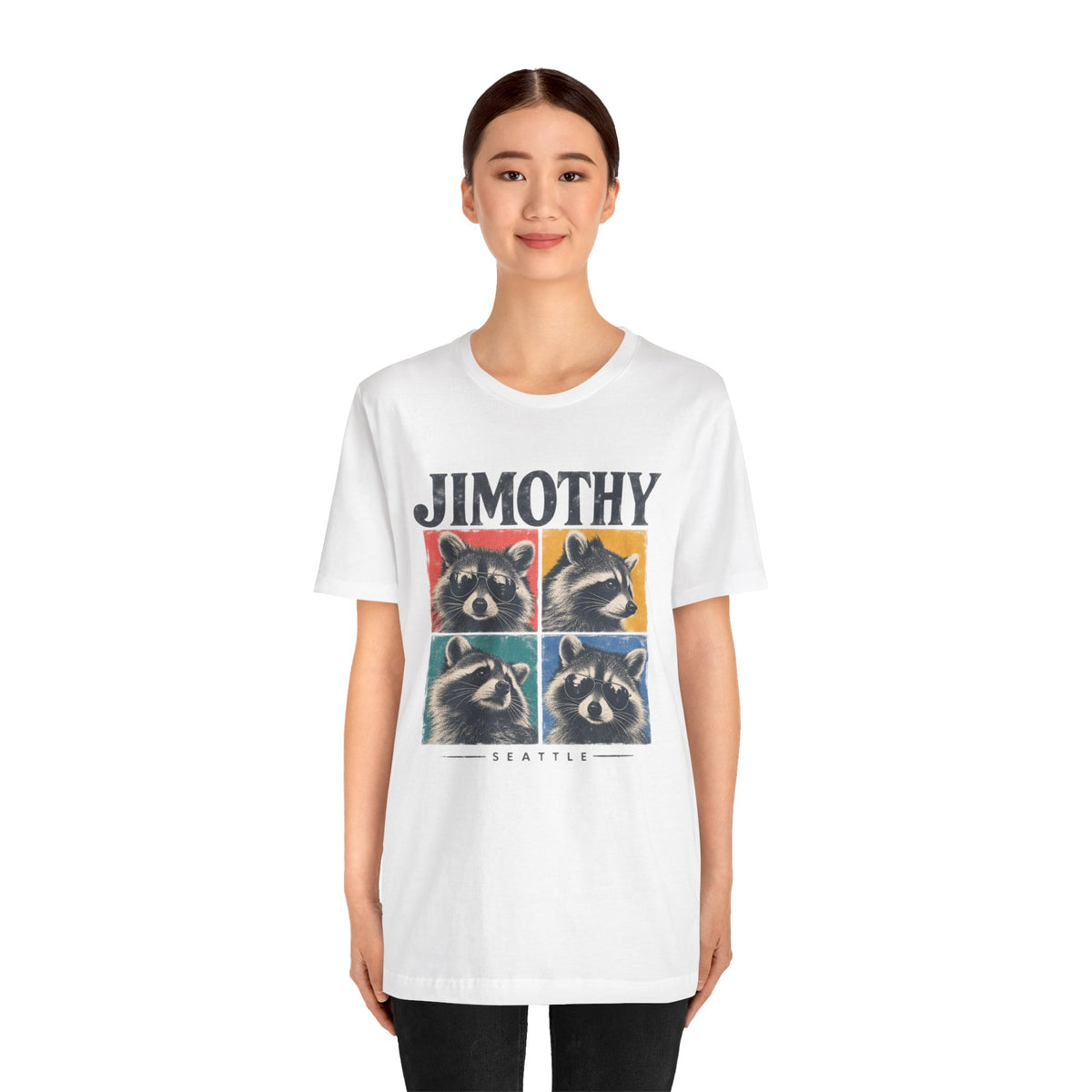 JIMOTHY Seattle Raccoon Graphic Tee