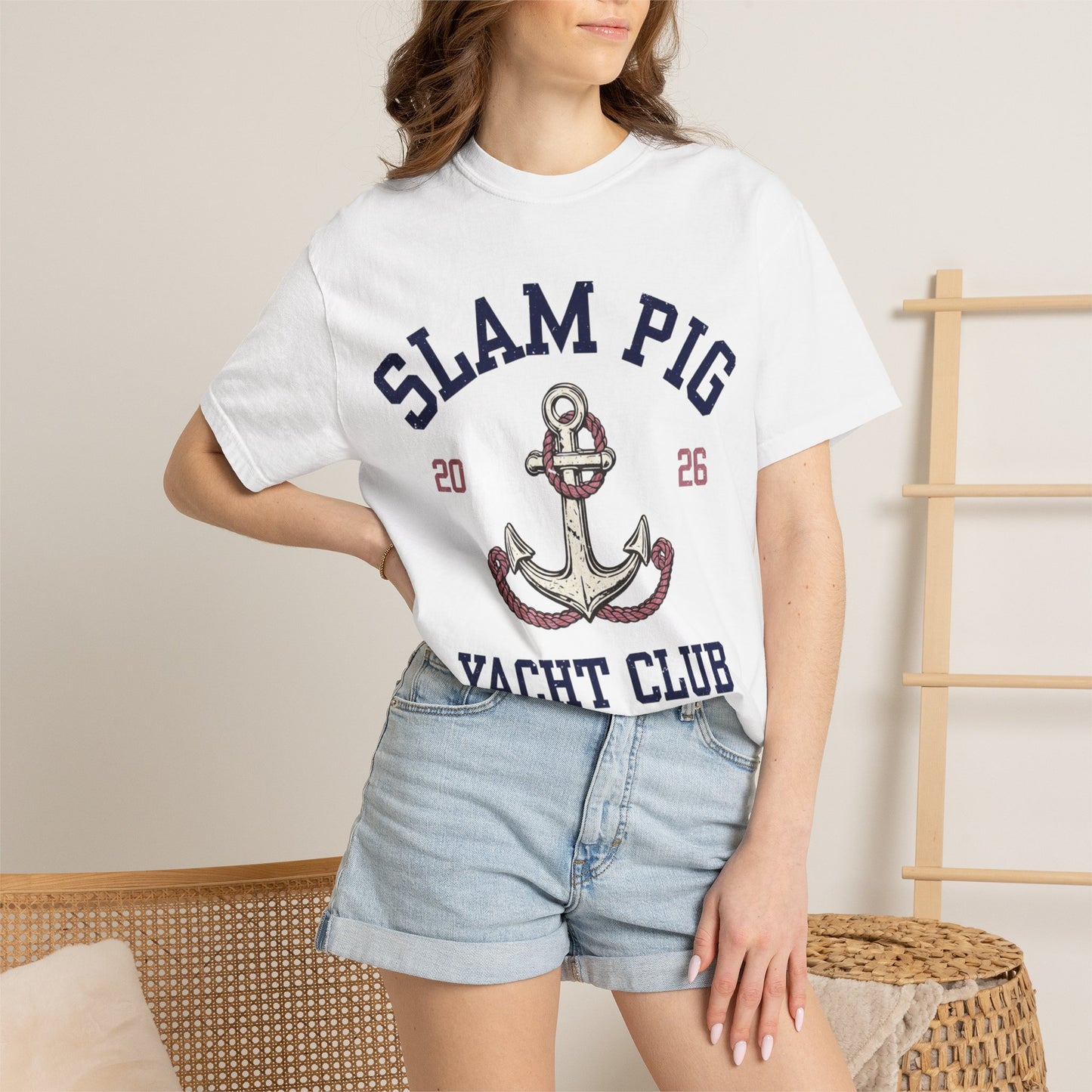 Slam Pig Yacht Club T-Shirt | Rhode Island Reality Nautical