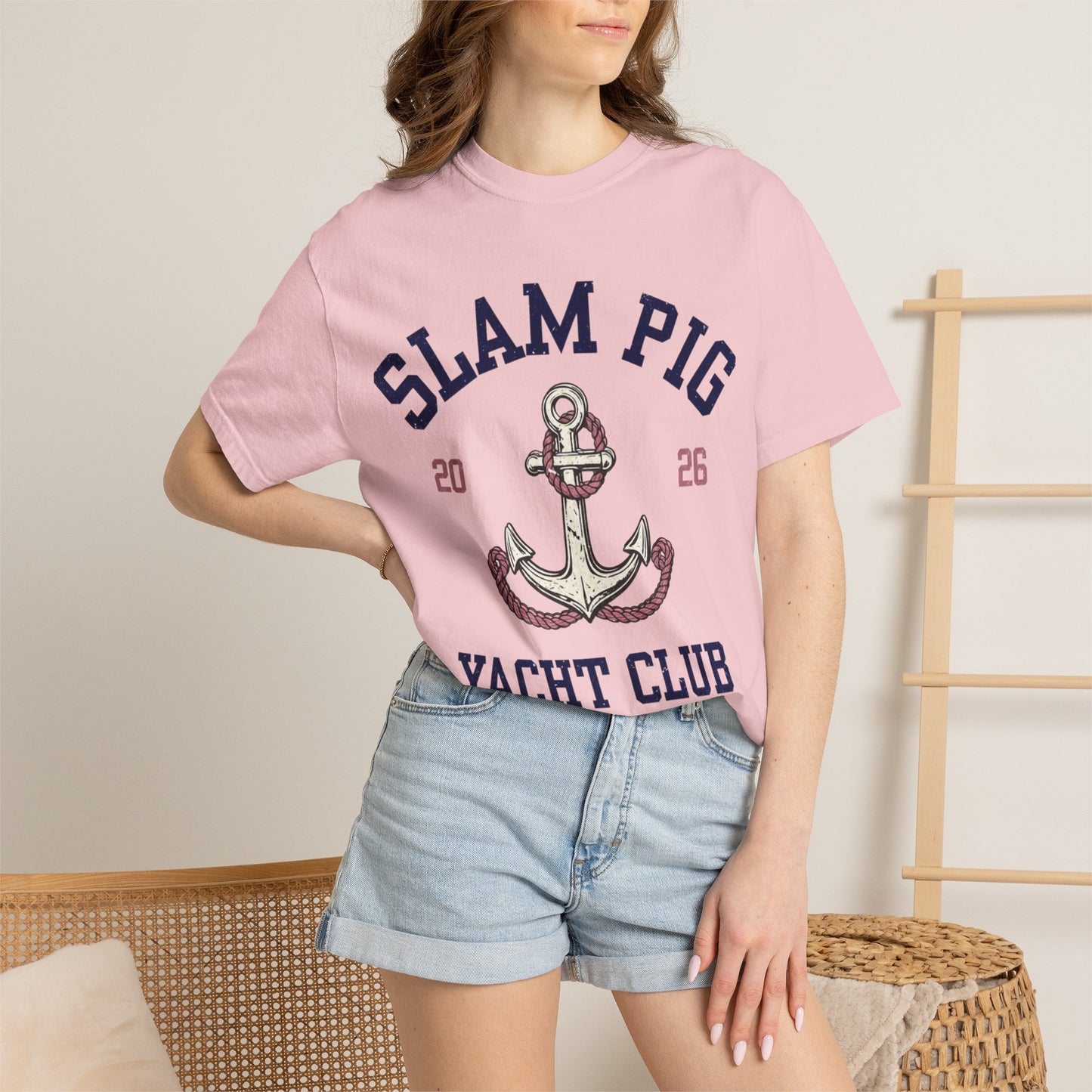 Slam Pig Yacht Club T-Shirt | Rhode Island Reality Nautical