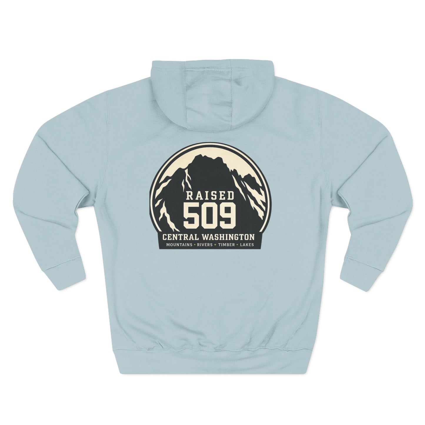 Raised 509 Washington Hoodie | Mount Stuart Hoodie | Central Washington | PNW Sweatshirt | Cle Elum | Suncadia | Leavenworth