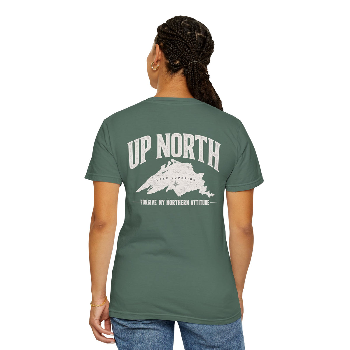 Up North Lake Superior T-Shirt | Forgive My Northern Attitude Graphic Tee