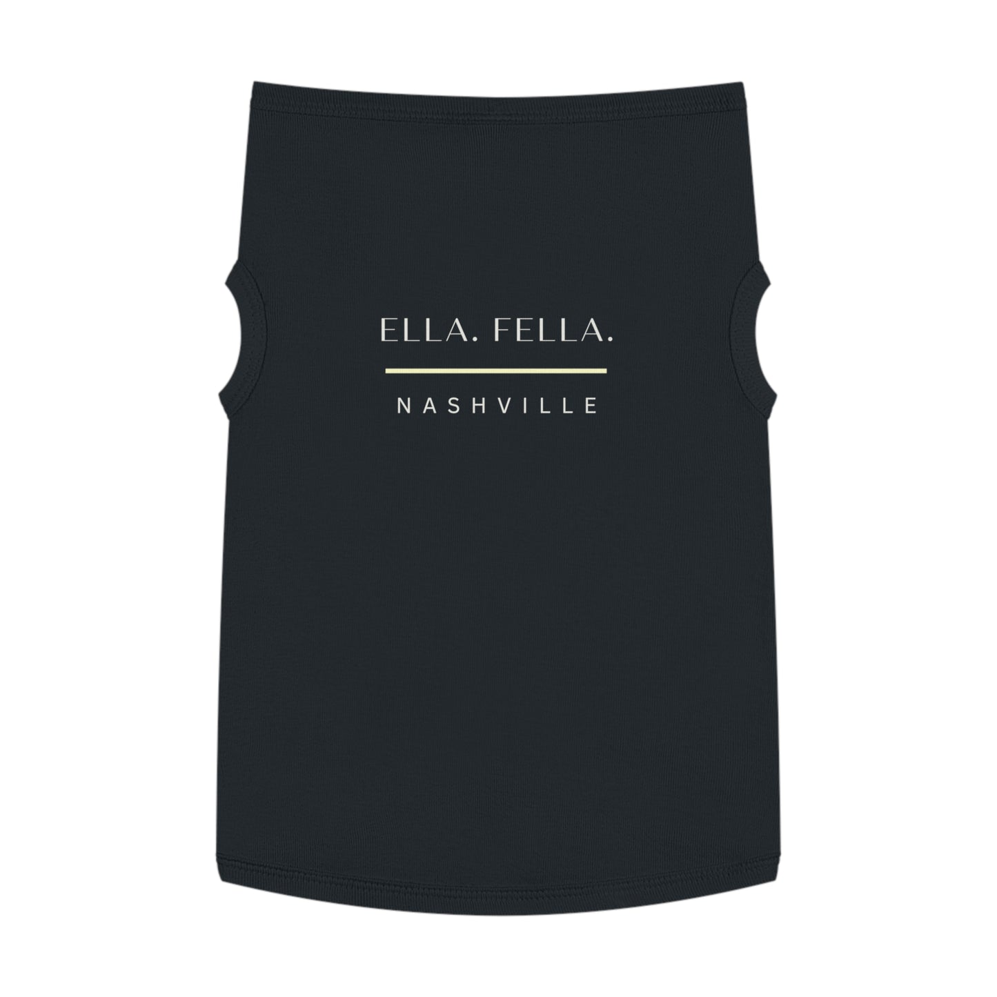 Ella Fella Nashville Dog Shirt Country Music Fan Pet Clothes Black