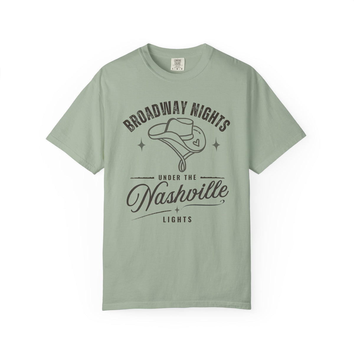 Broadway Nights Under the Nashville Lights Comfort Colors¬Æ T-Shirt
