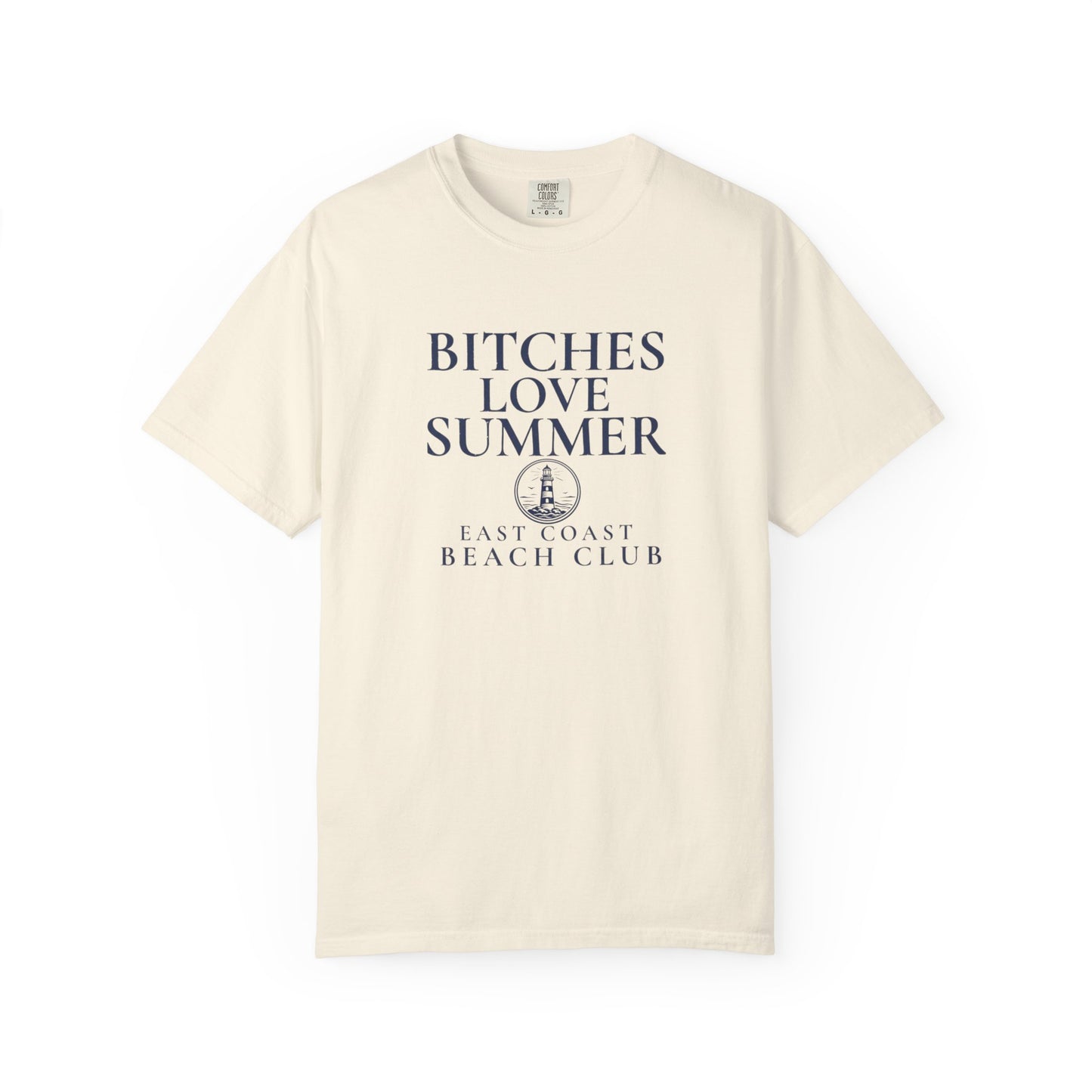 Bitches Love Summer T-Shirt | East Coast Beach Club Graphic Tee