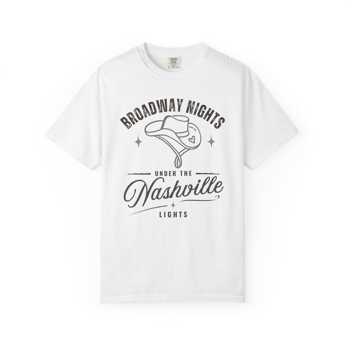 Broadway Nights Under the Nashville Lights Comfort Colors¬Æ T-Shirt