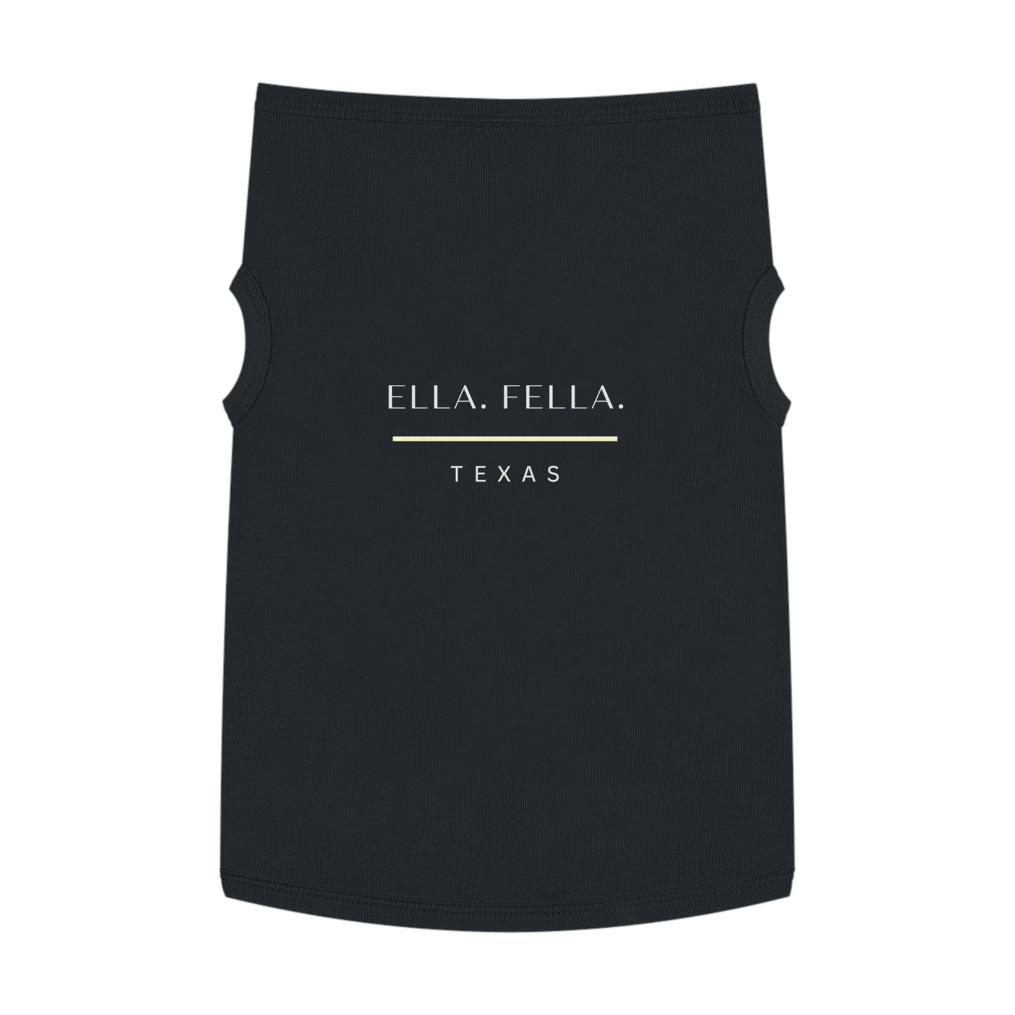 Ella Fella Texas Dog Shirt Country Music Fan Pet Bandana Black Dog Apparel