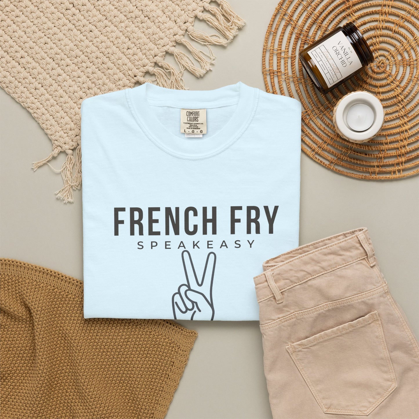 French Fry Speakeasy Shirt, Secret Menu Graphic Tee, IYKYK Shirt, Funny Viral Tee, Minimalist Comfort Colors Shirt, Love Island