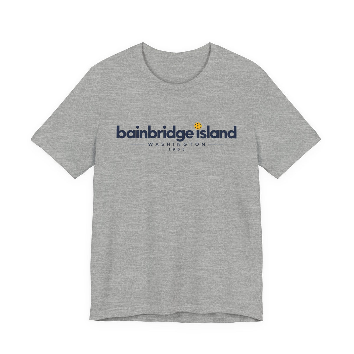 Bainbridge Island Pickleball 1965 Tee – Washington Pickleball Shirt