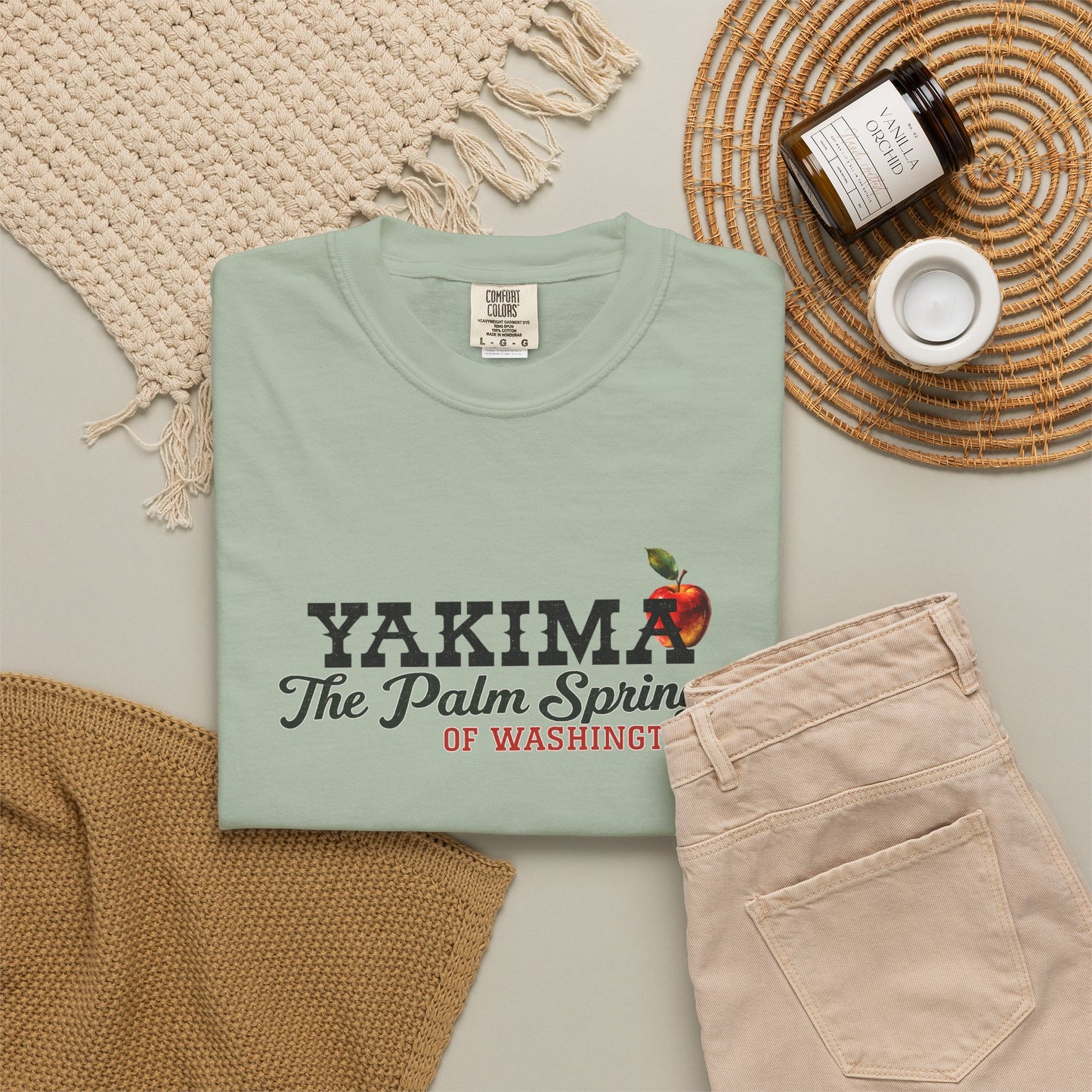 Yakima The Palm Springs of Washington T-Shirt | PNW Tee | Comfort Colors