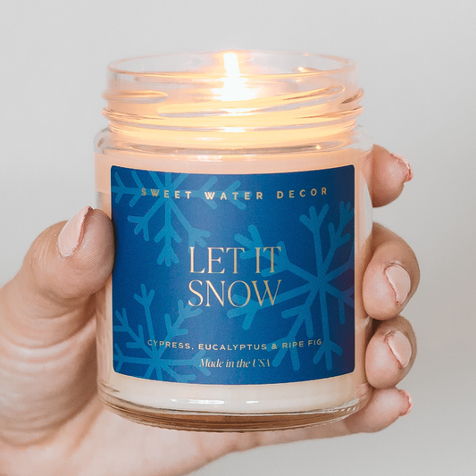 Let It Snow 9 oz Soy Candle