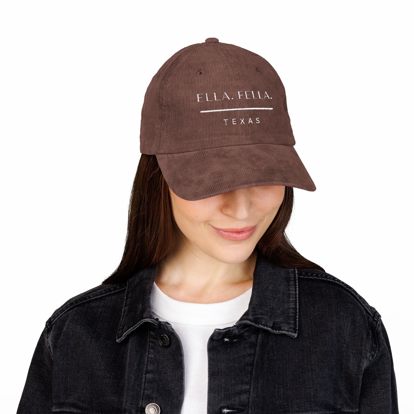 Ella Fella Texas Corduroy Hat, Men's Texas Hat, Country Concert Hat, Western Cap, Austin Style, Cowboy Gift