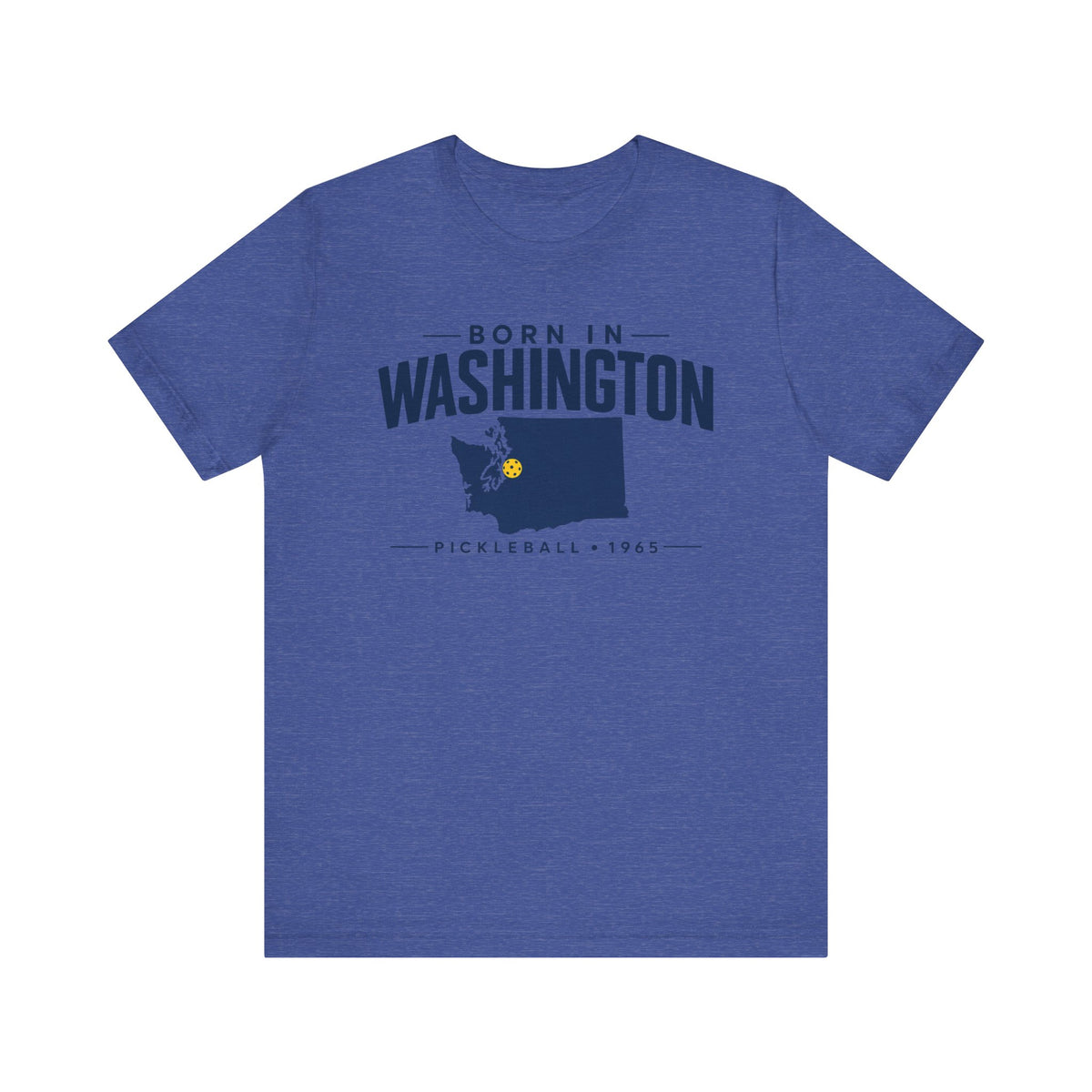 Born in Washington Pickleball 1965 Unisex Tee