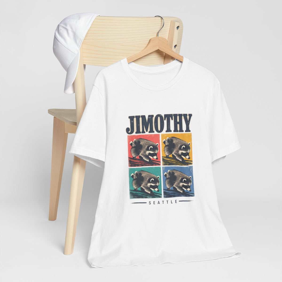 JIMOTHY Seattle Raccoon Graphic Tee