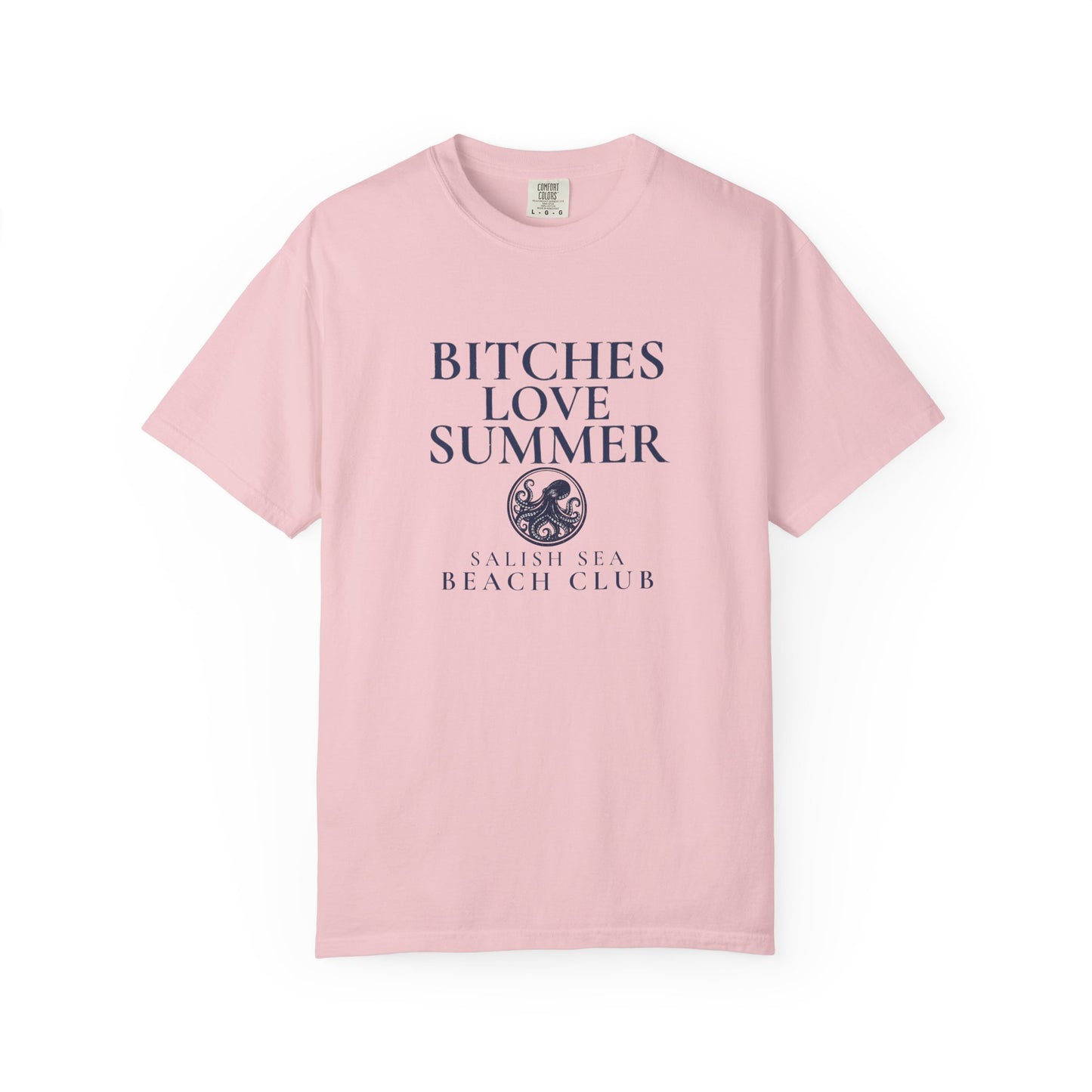 Bitches Love Summer T-Shirt | Salish Sea Beach Club Graphic Tee | PNW Shirt