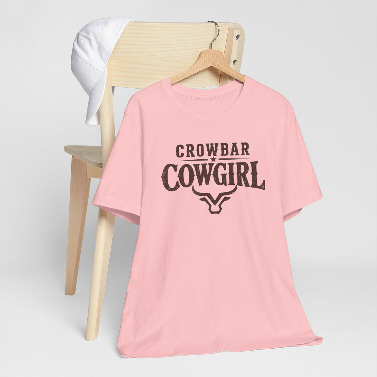 Crowbar Cowgirl Western Graphic Tee | Bella+Canvas 3001 | Rodeo Shirt