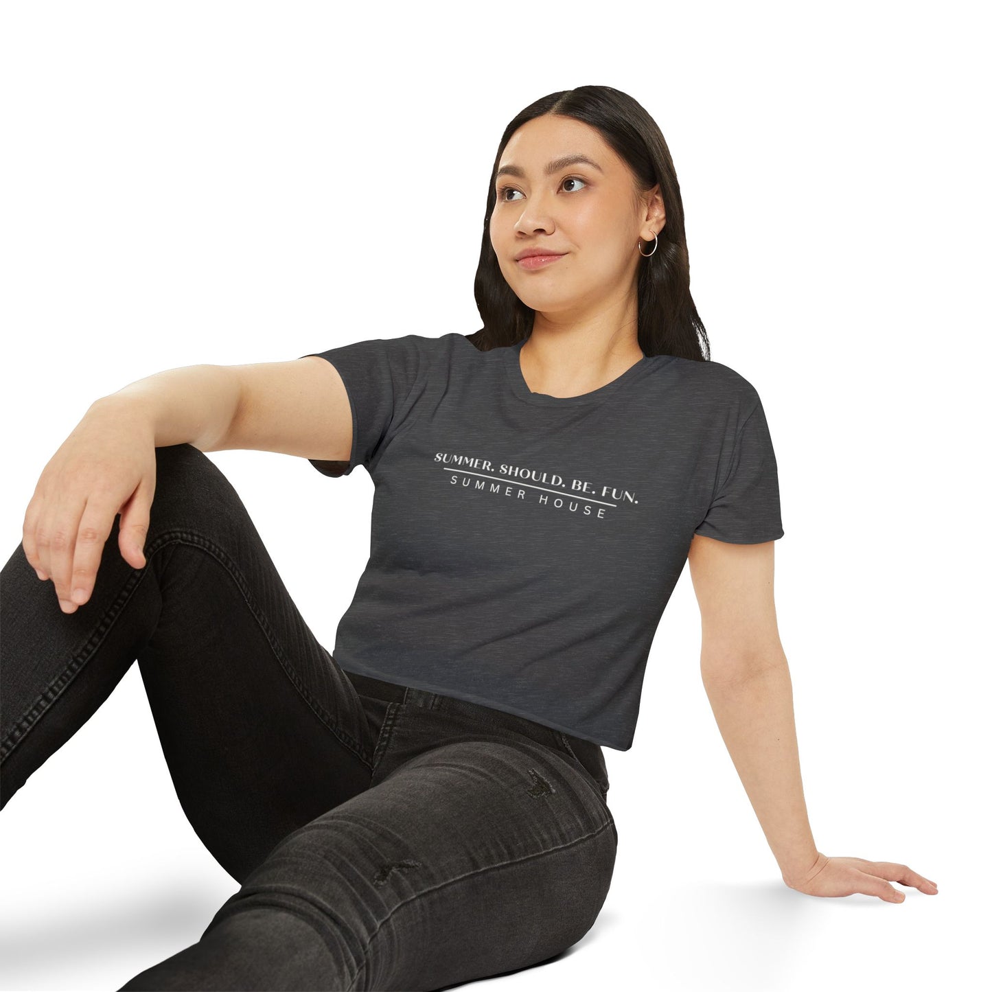 Summer House T Shirt Women Graphic Tee Summer Should Be Fun