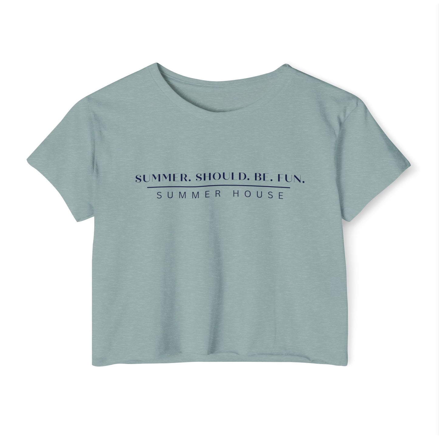 Summer House T Shirt Women Graphic Tee Summer Should Be Fun