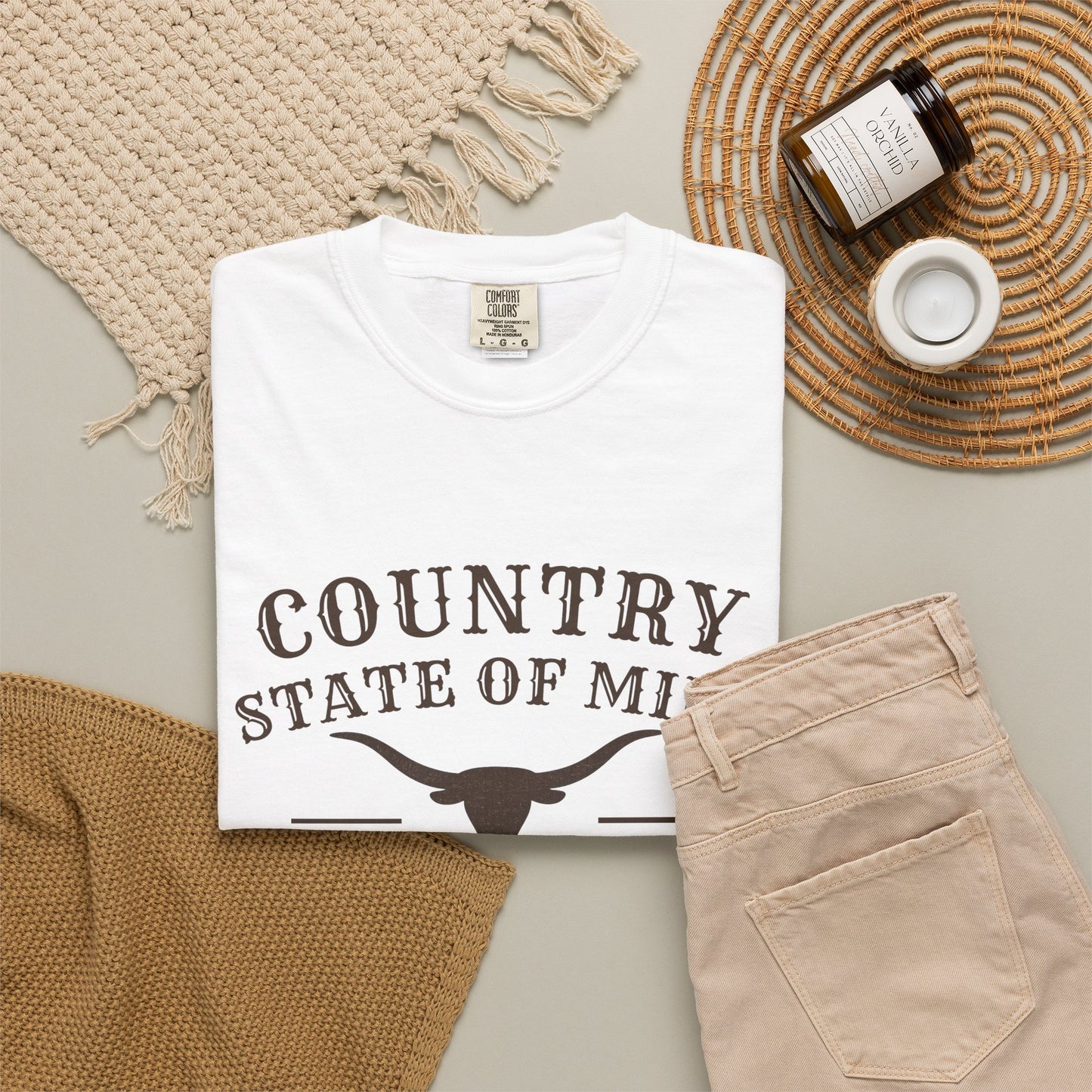 Country State of Mind Shirt | Ella Morgan Country Concert Tee | Cowgirl Shirt | Country Music Shirt | Unisex Comfort Colors