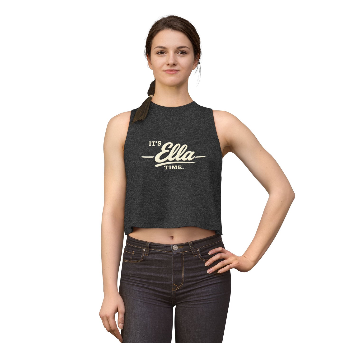 It's Ella Time Cropped Tank | Country Concert Outfit | Ella Concert Inspired Shirt | Country Music Fan Top