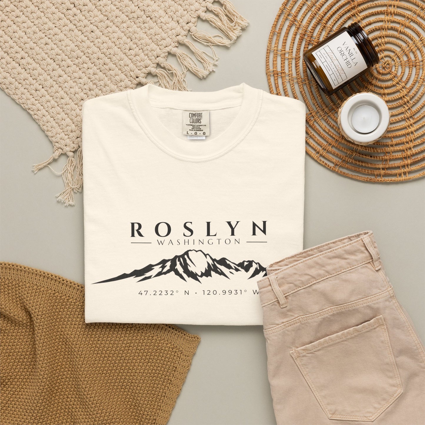 Roslyn Washington T-Shirt | Mount Stuart Shirt | Washington Mountain Shirt | Cle Elum | Suncadia Shirt | Leavenworth | PNW Tee