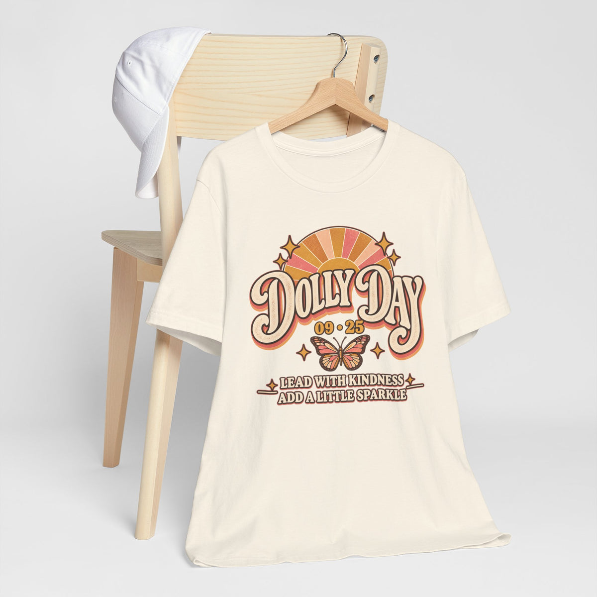 Dolly Day 09•25 Tee – Lead With Kindness, Add a Little Sparkle