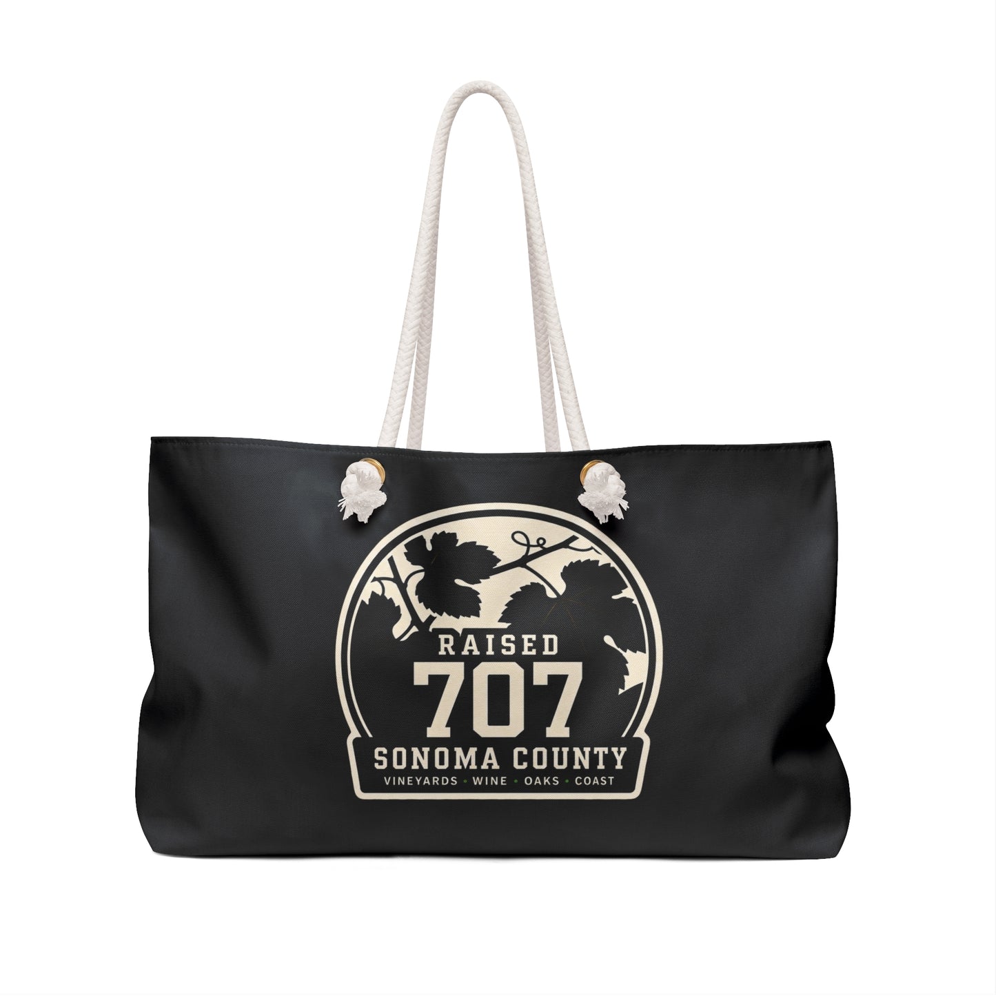 Raised in Sonoma County Tote Bag, Wine Country Gift, Vineyard Tote, California Wine Lover Gift, Local Pride