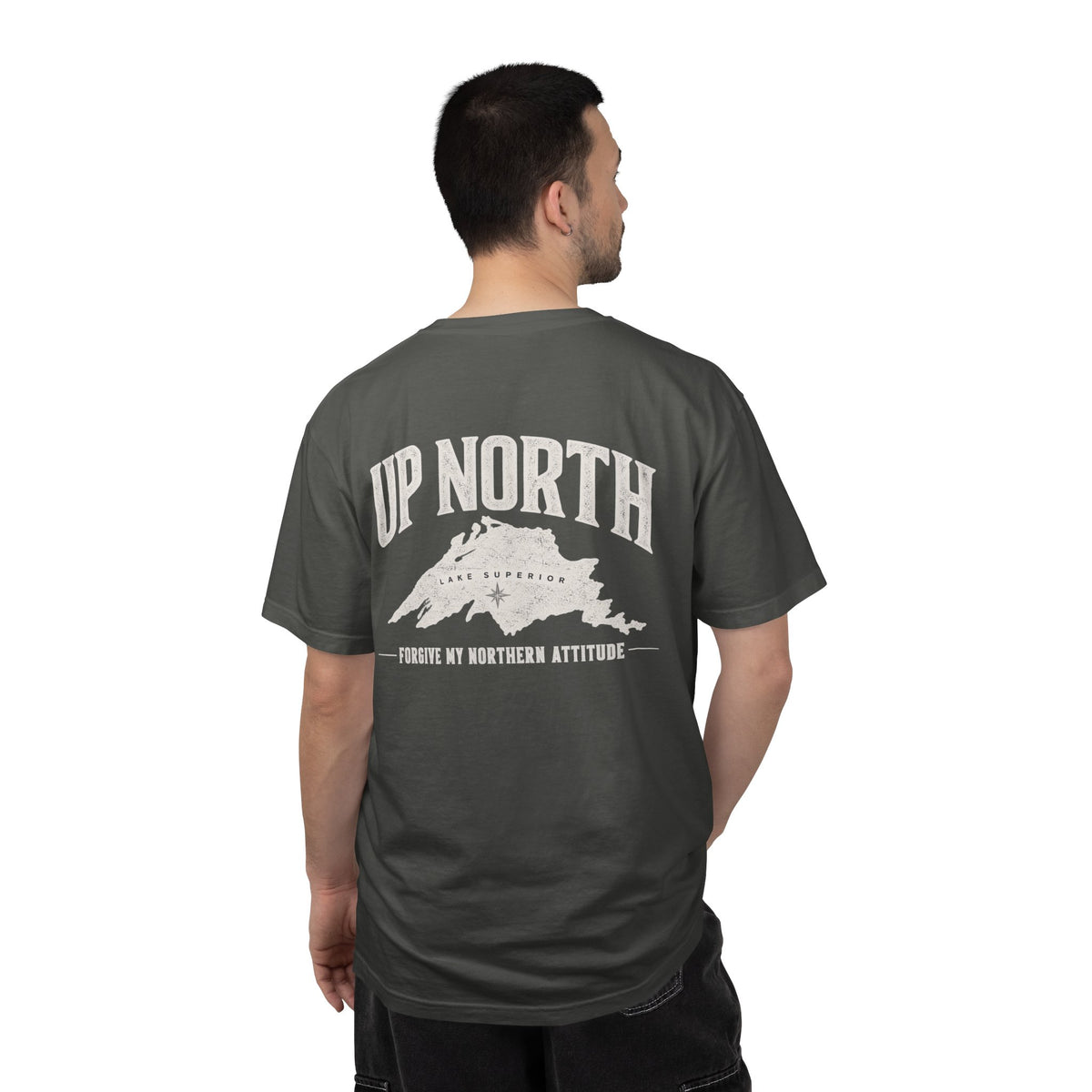 Up North Lake Superior T-Shirt | Forgive My Northern Attitude Graphic Tee