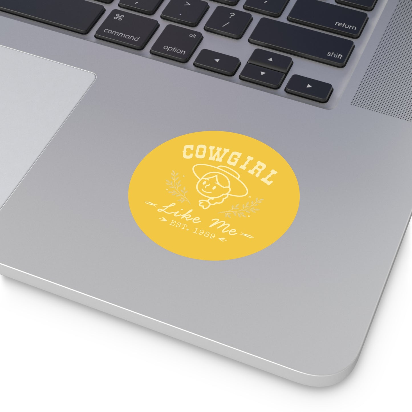 Cowgirl Like Me Sticker | Western Cowgirl Vinyl Decal | Yellow Rodeo Sticker | Country Girl Gift | Laptop Water Bottle Tumbler Sticker