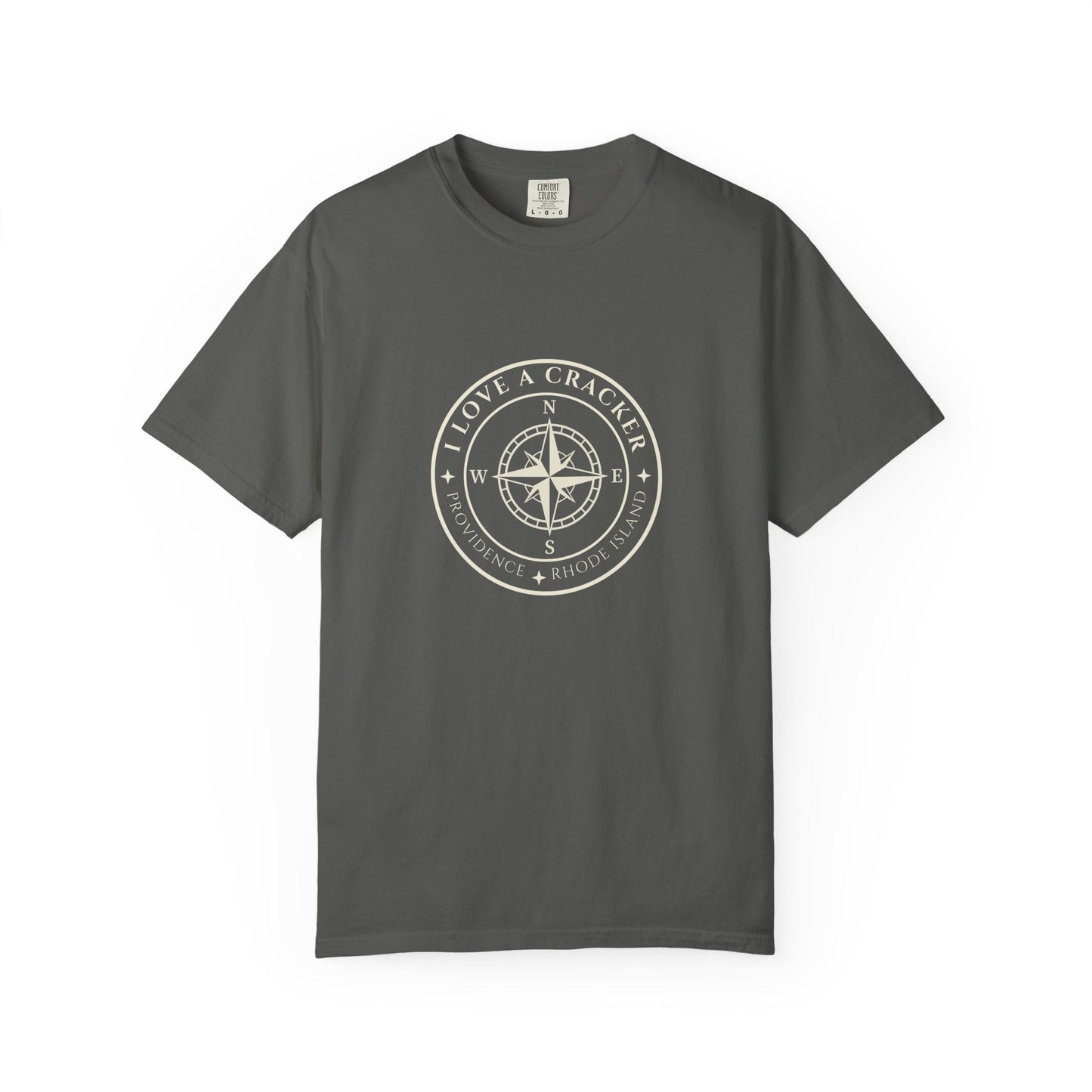 I Love A Cracker compass graphic T-shirt | nautical compass shirt
