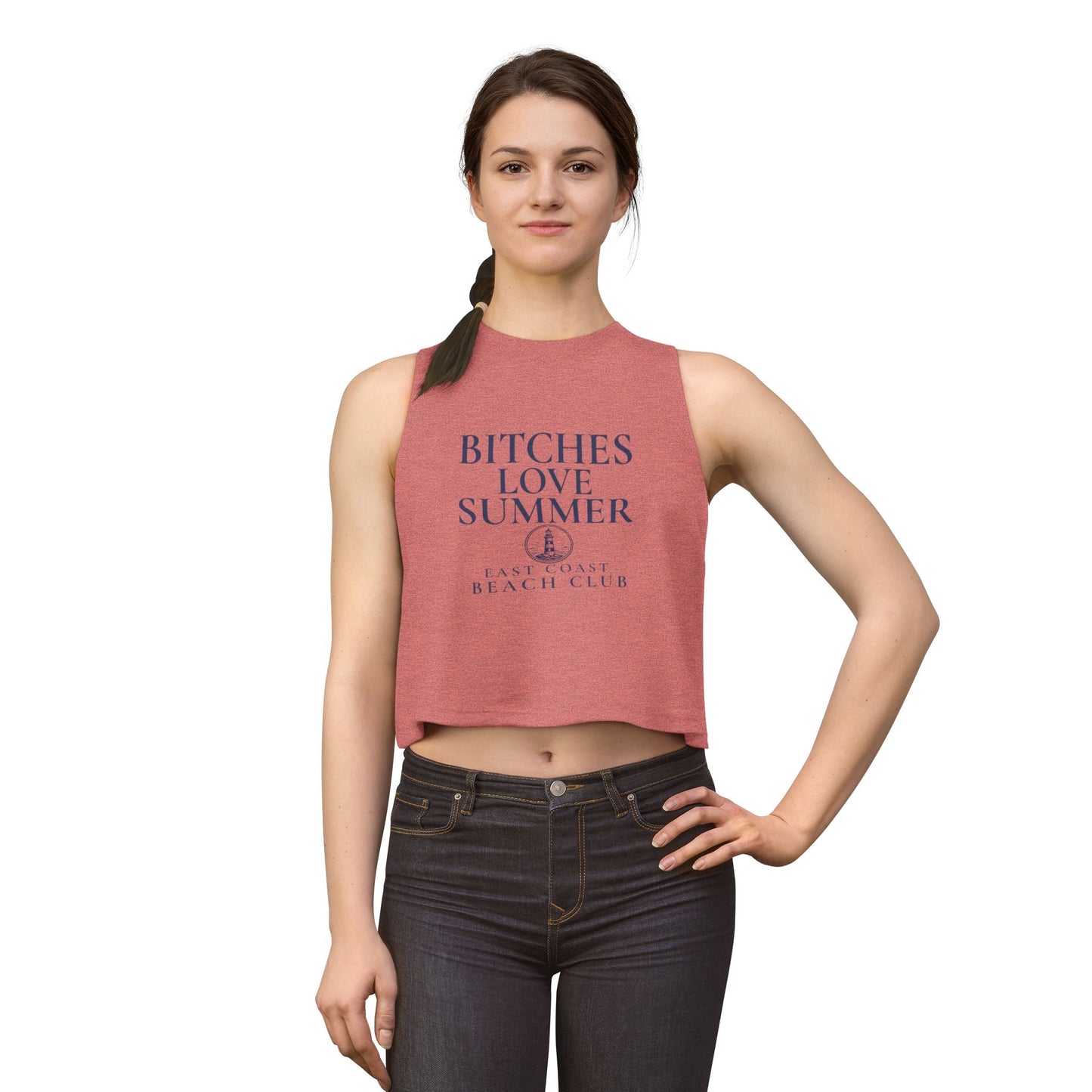 Bitches Love Summer crop top | East Coast Beach Club tank