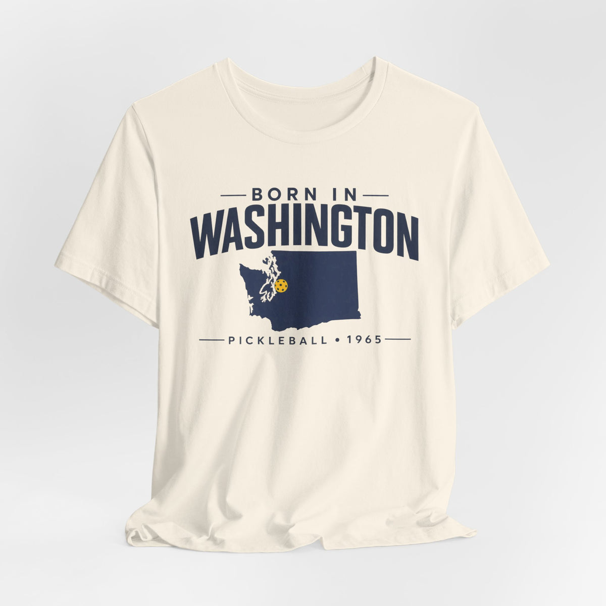 Born in Washington Pickleball 1965 Unisex Tee