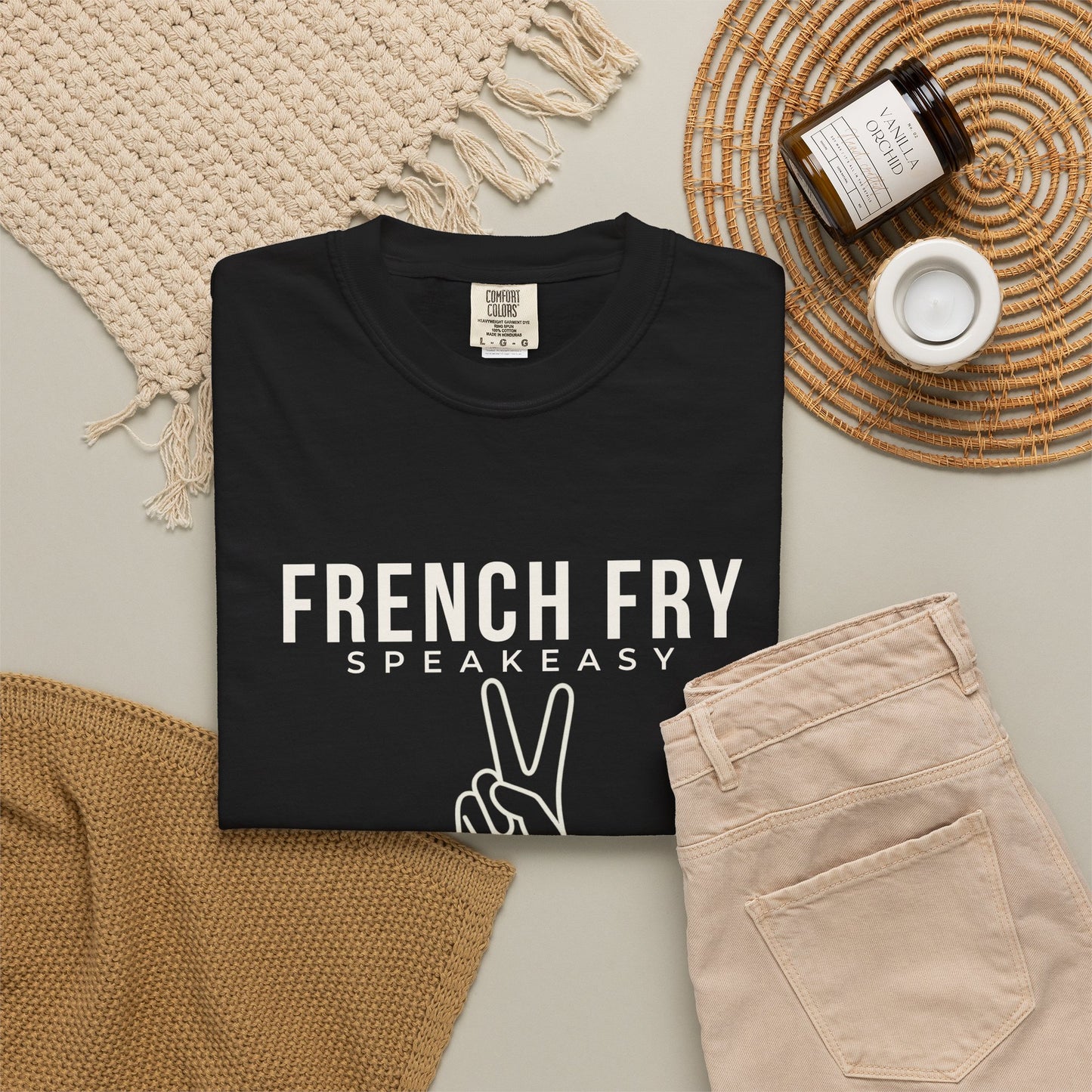 French Fry Speakeasy Shirt, Secret Menu Graphic Tee, IYKYK Shirt, Funny Viral Tee, Minimalist Comfort Colors Shirt