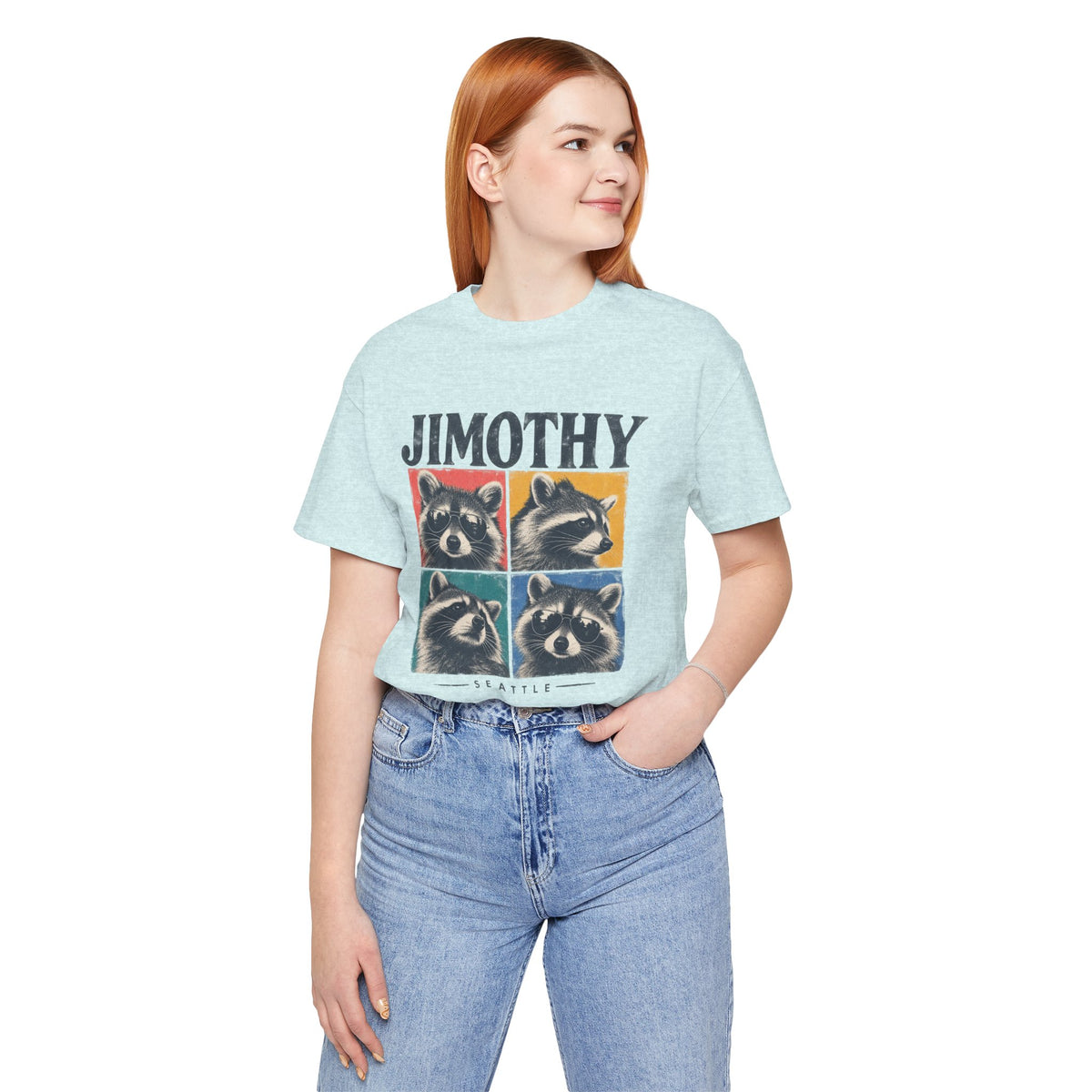 JIMOTHY Seattle Raccoon Graphic Tee