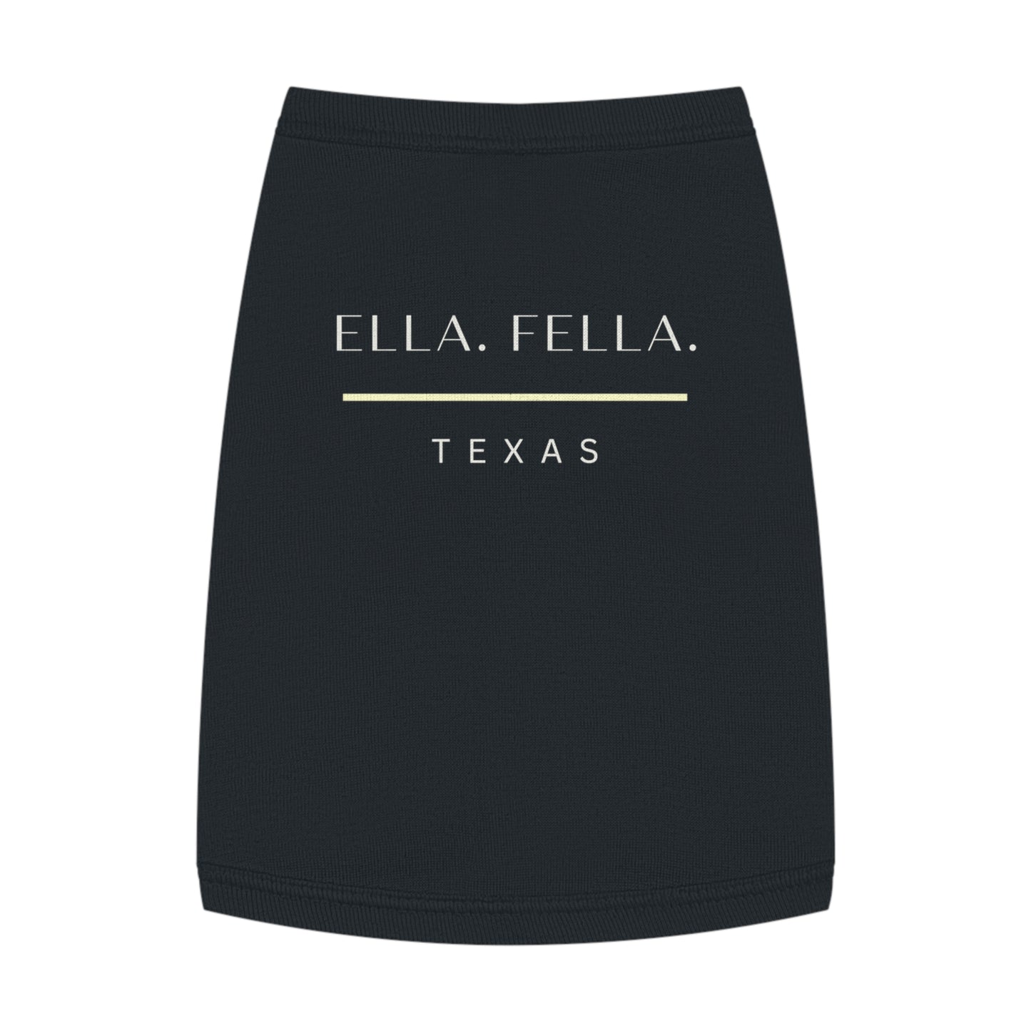 Ella Fella Texas Dog Shirt Country Music Fan Pet Bandana Black Dog Apparel