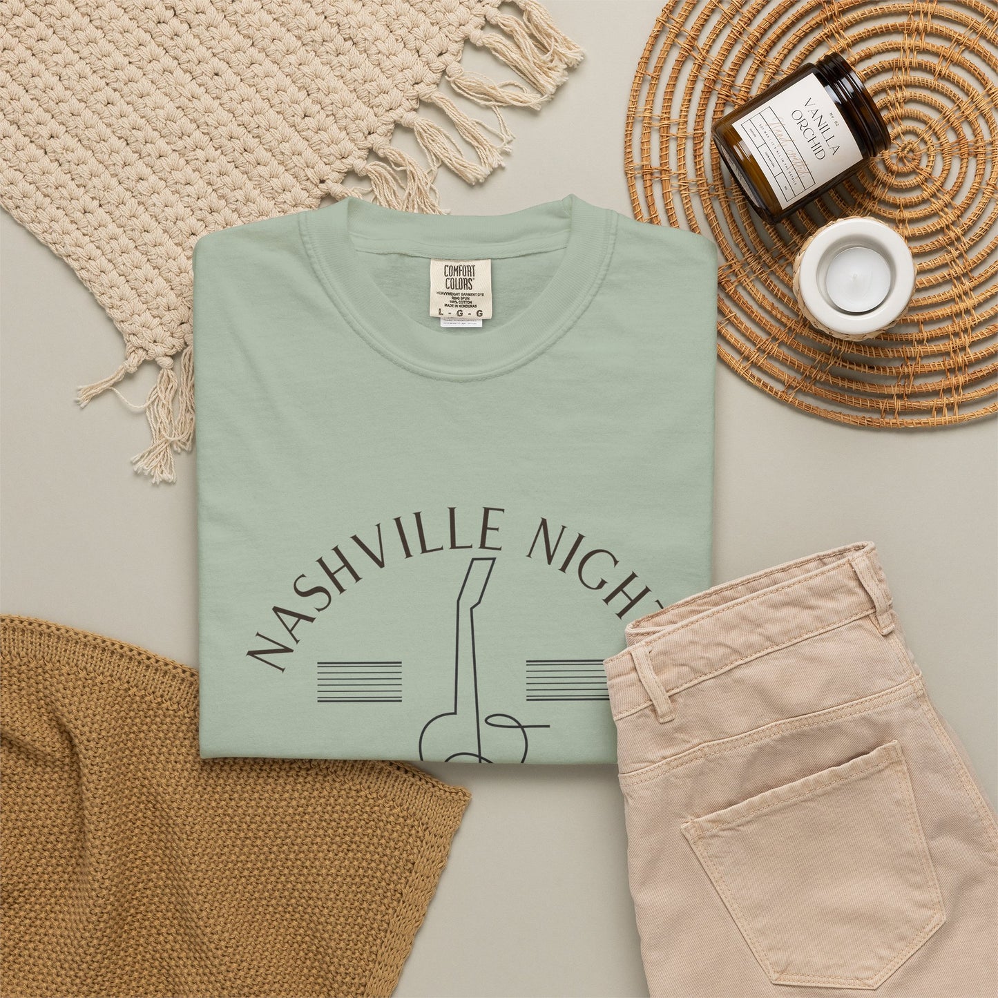Nashville Nights Ella Vibes Shirt | Nashville Country Concert Tee | Music City T-Shirt | Comfort Colors 1717 | Country Music Gift
