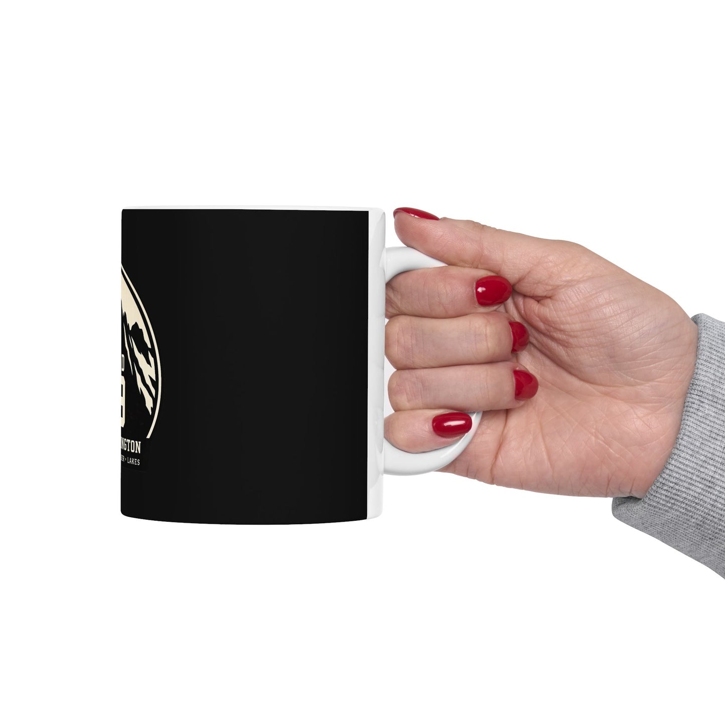 Raised 509 Coffee Mug | Central Washington Mug | 509 Area Code Gift | Mountain Coffee Cup | Spokane Wenatchee Yakima Gift