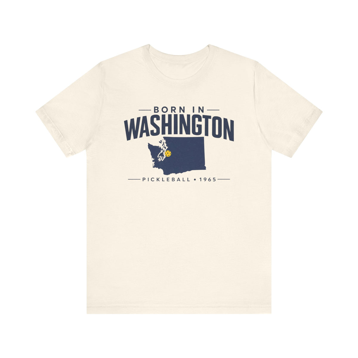 Born in Washington Pickleball 1965 Unisex Tee
