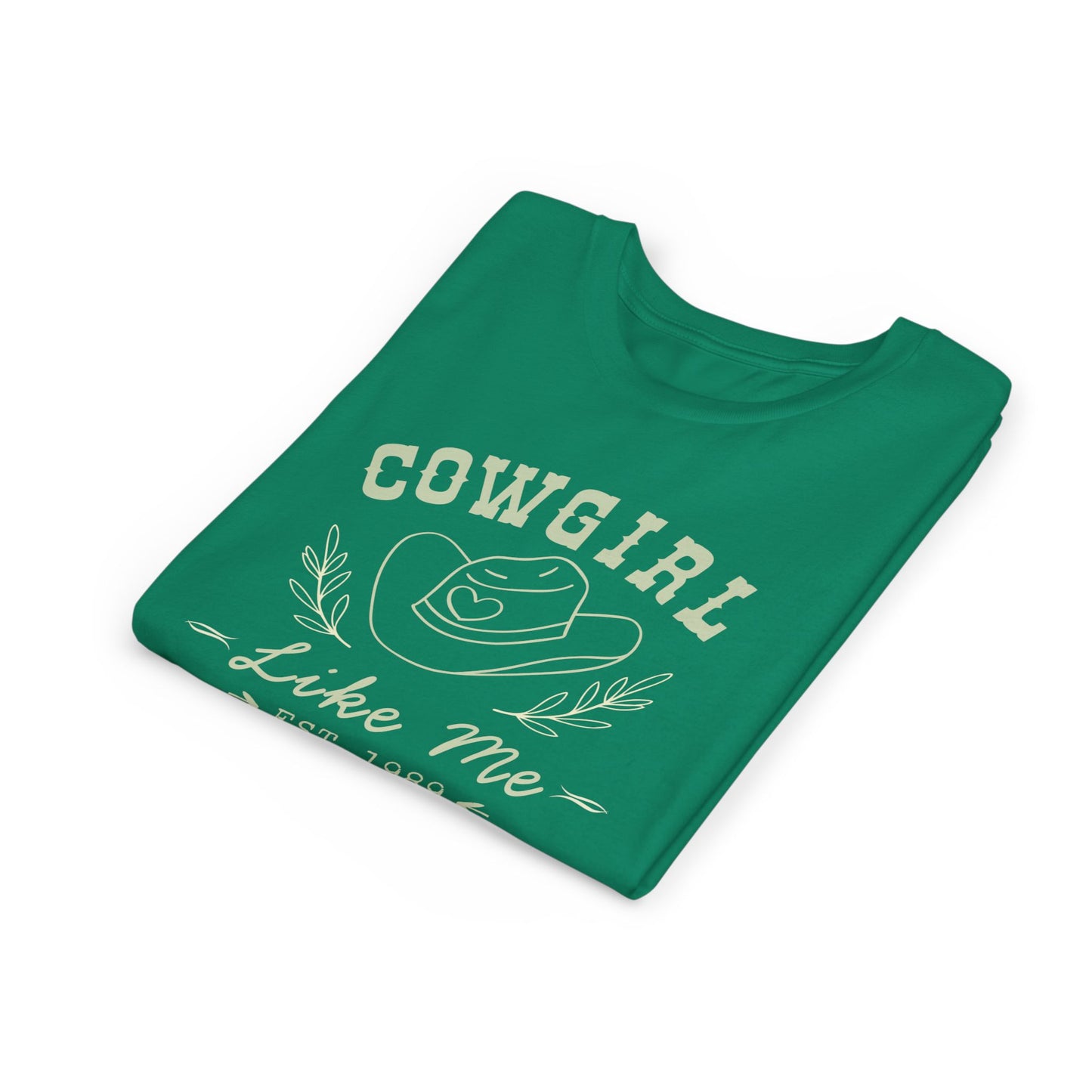 Cowgirl Like Me Girls Shirt | Western Kids Tee | Rodeo Girl Outfit | Horse Lover Gift