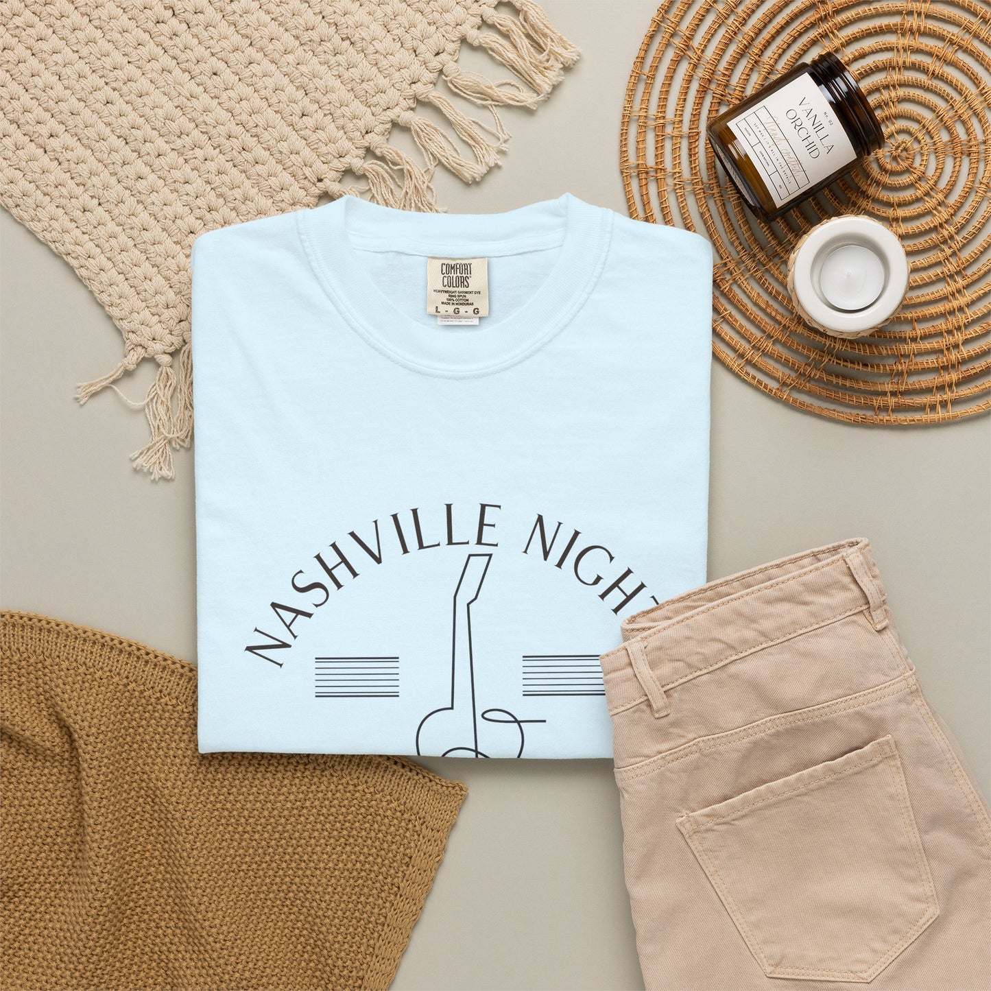 Nashville Nights Ella Vibes Shirt | Nashville Country Concert Tee | Music City T-Shirt | Comfort Colors 1717 | Country Music Gift