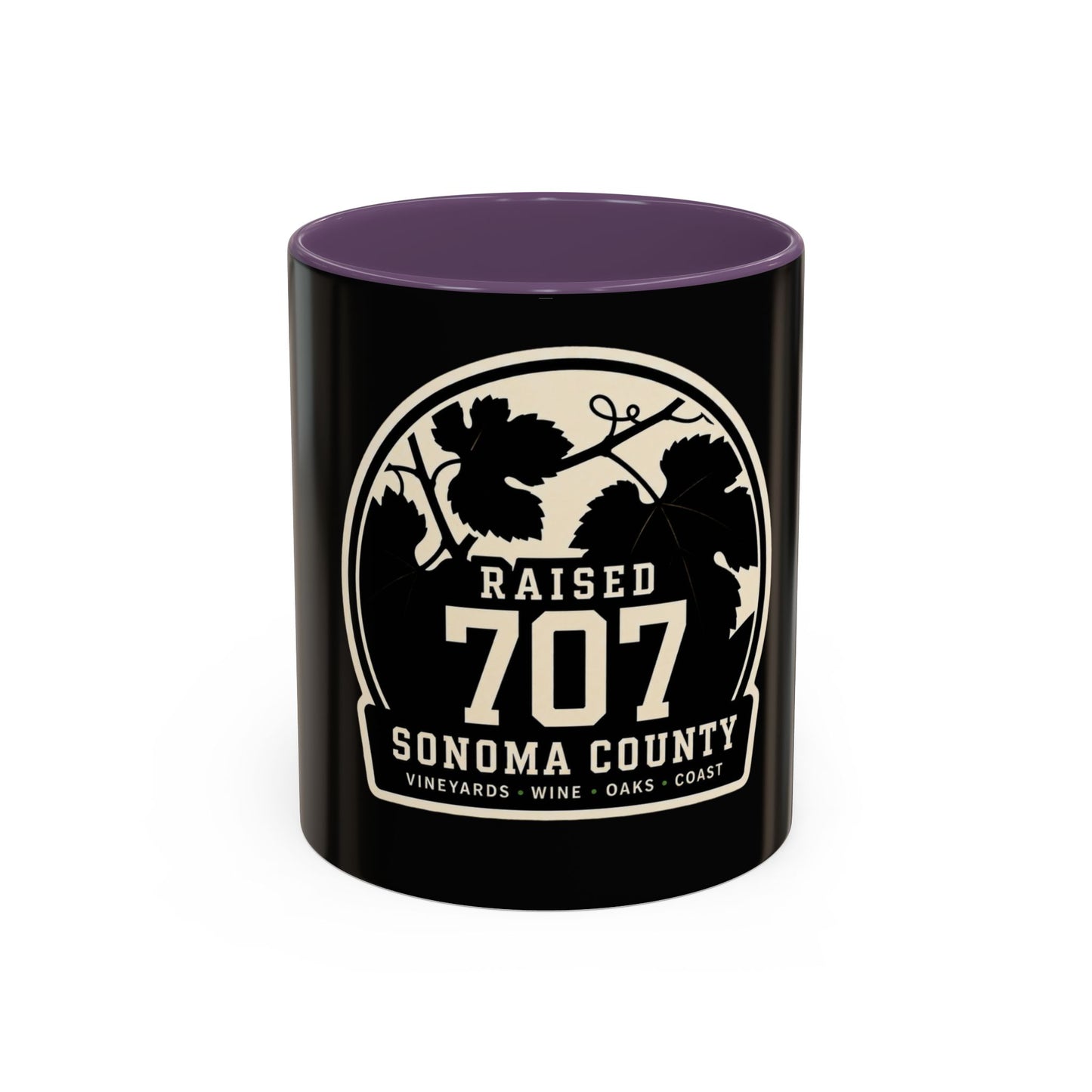 Raised in Sonoma County Coffee Mug, 11oz or 15oz Wine Country Mug, California Vineyard Gift, Wine Lover Gift