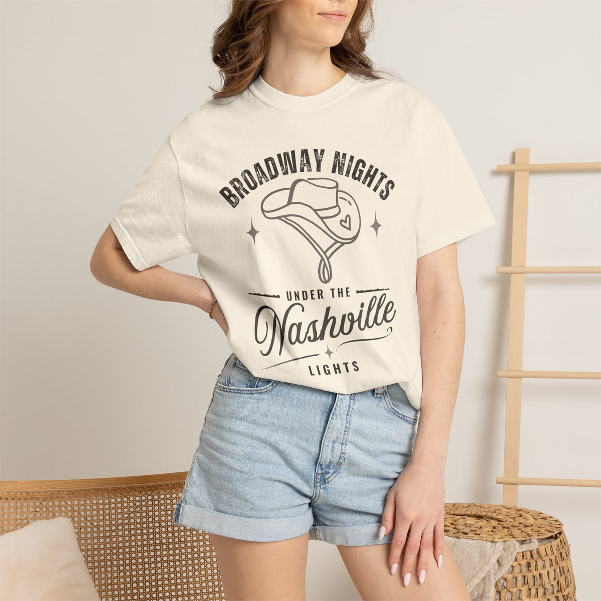 Broadway Nights Under the Nashville Lights Comfort Colors¬Æ T-Shirt