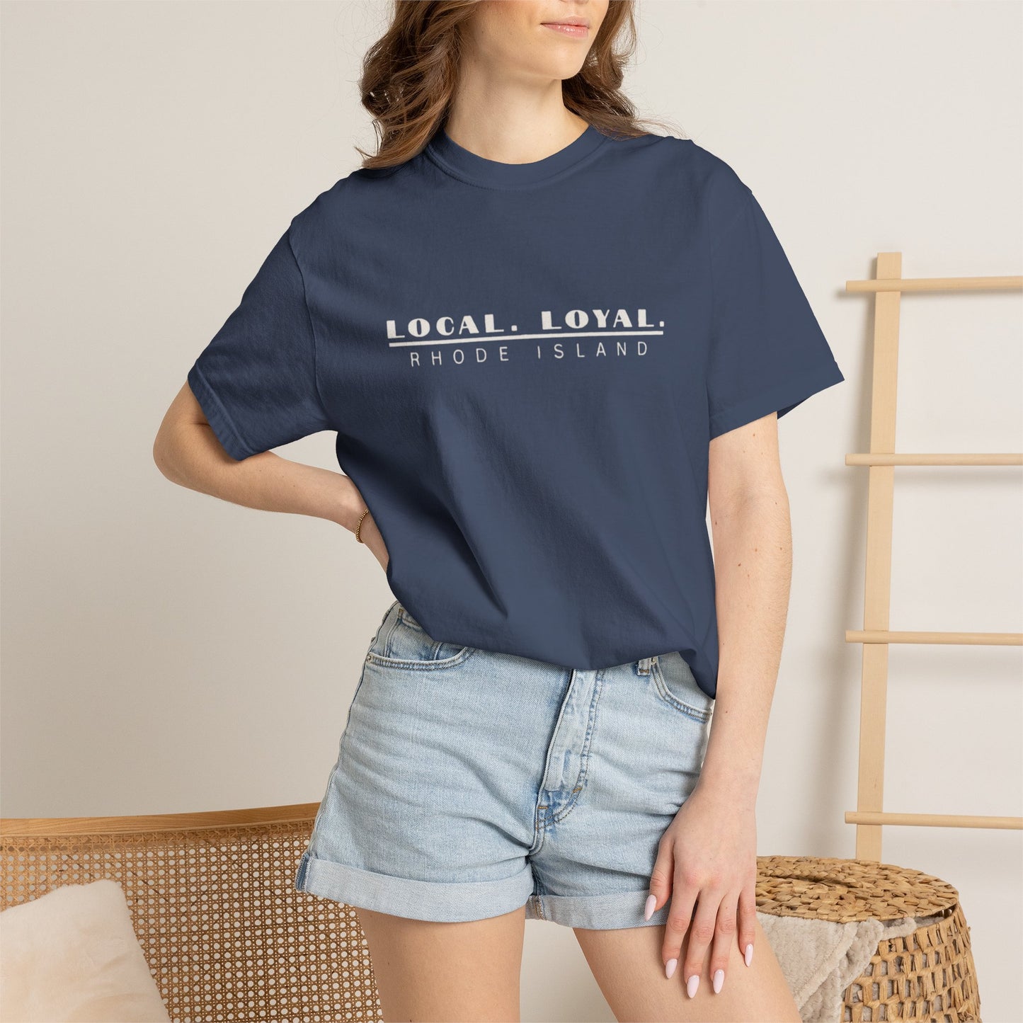 Rhode Island Shirt | Local Loyal Rhode Island Comfort Colors Tee | Ocean State Shirt | Rhode Island Gift | Newport RI Tee