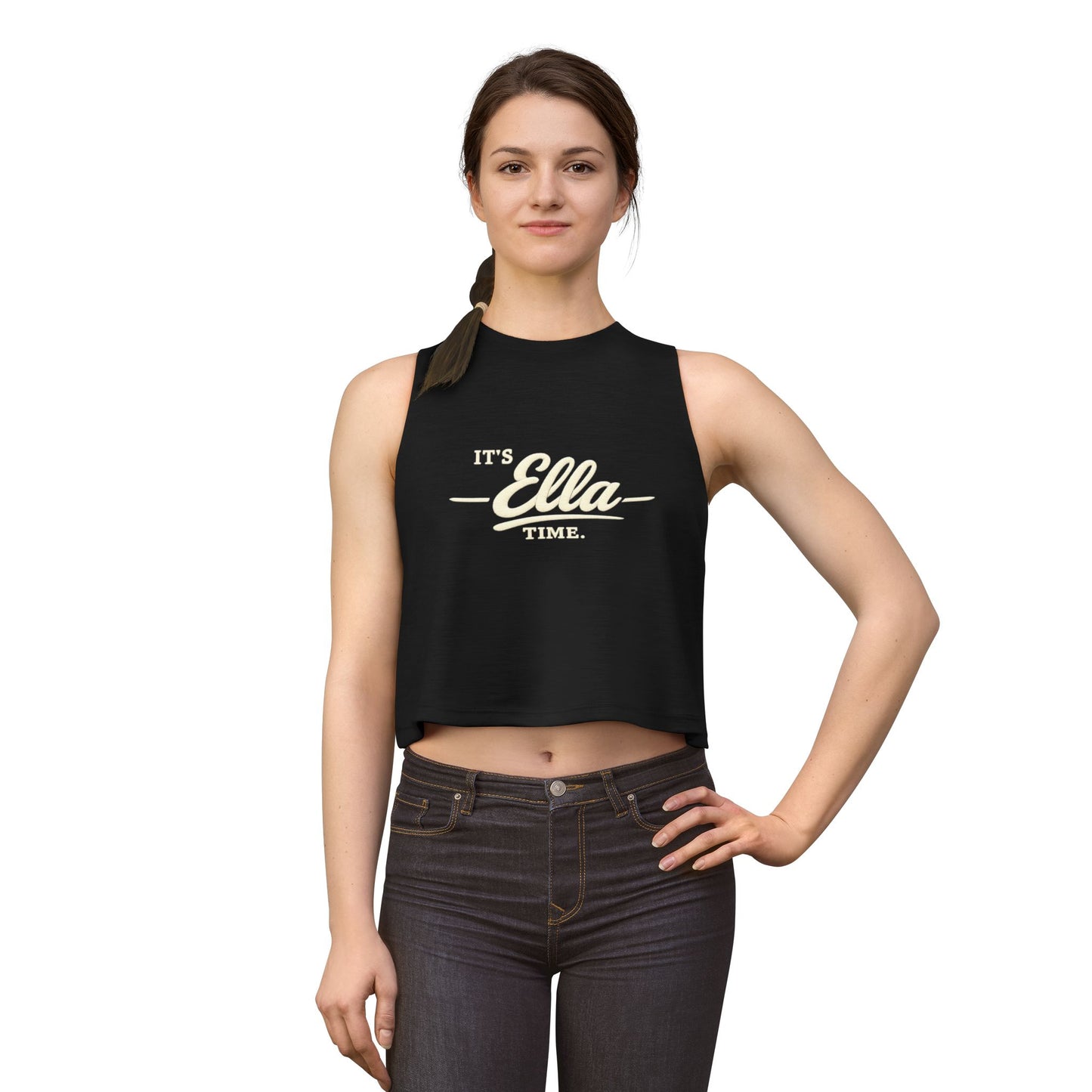It's Ella Time Cropped Tank | Country Concert Outfit | Ella Concert Inspired Shirt | Country Music Fan Top