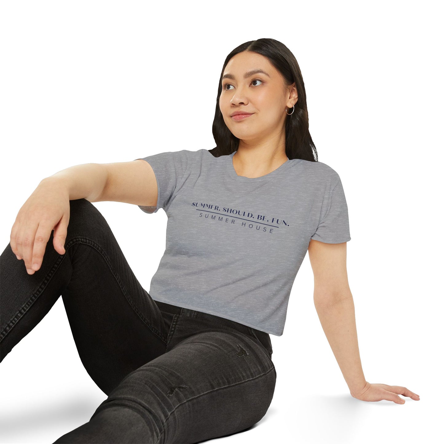 Summer House T Shirt Women Graphic Tee Summer Should Be Fun
